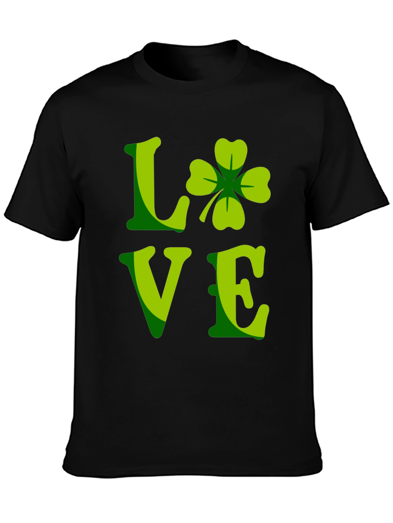 St. Patricks Day Shamrock Love Graphic Tee