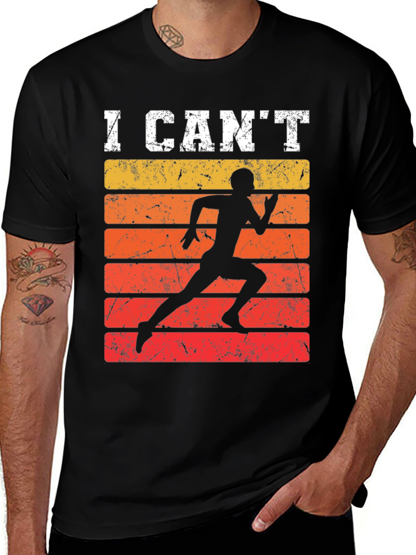 Retro Runner T-Shirt: I Cant Stop