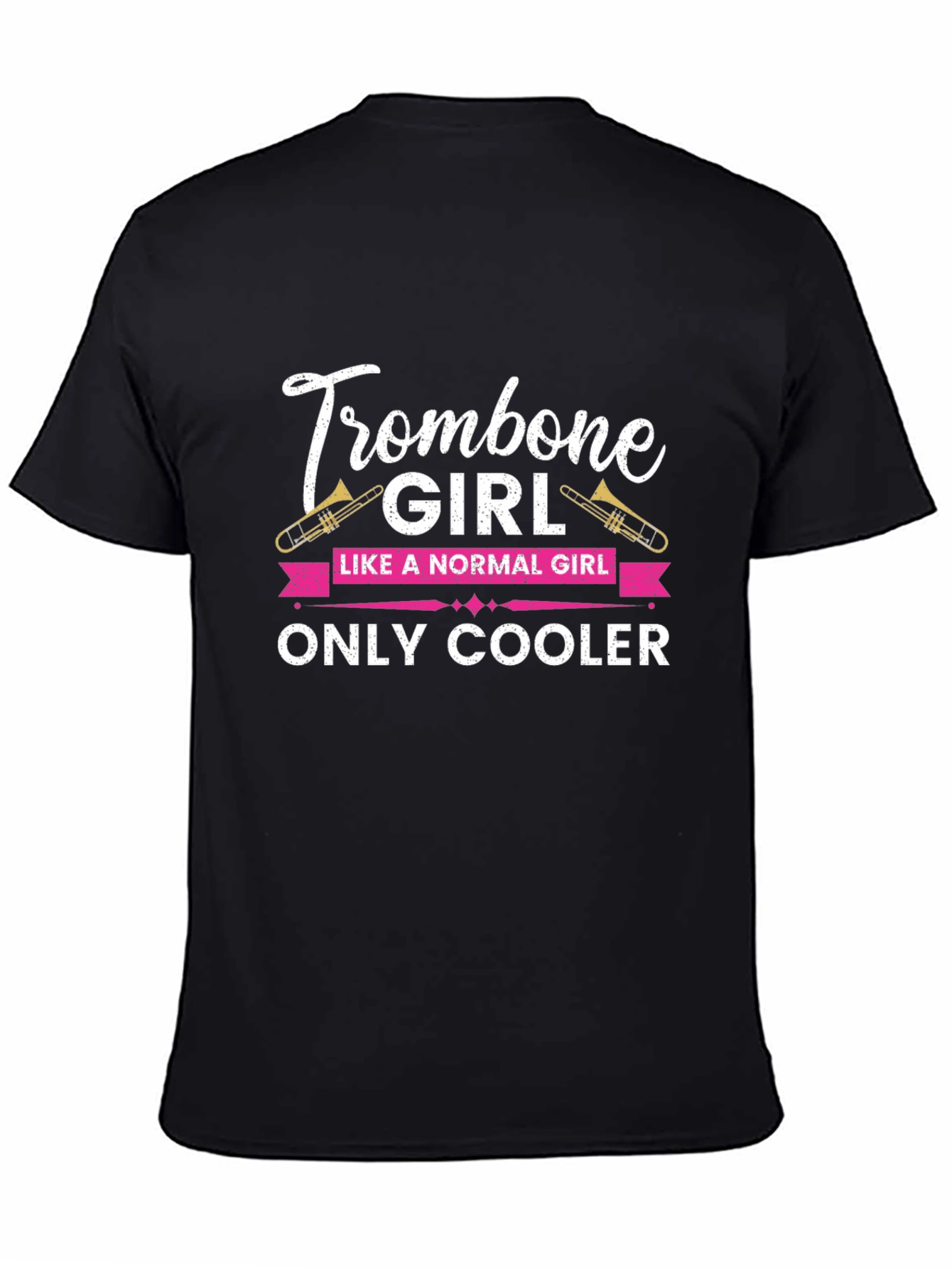 Trombone Girl T-Shirt - Music Lover Gift