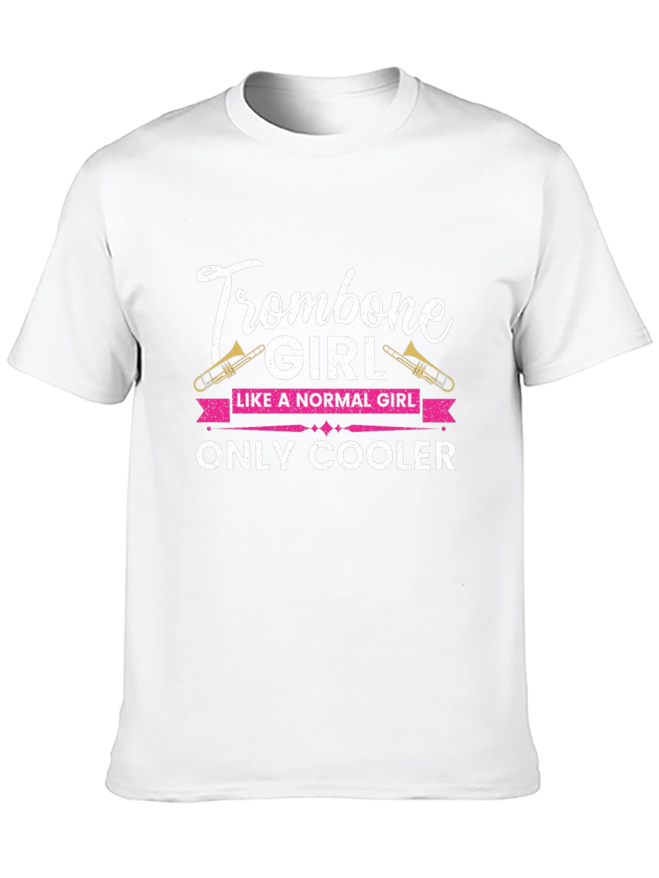 Trombone Girl T-Shirt - Music Lover Gift