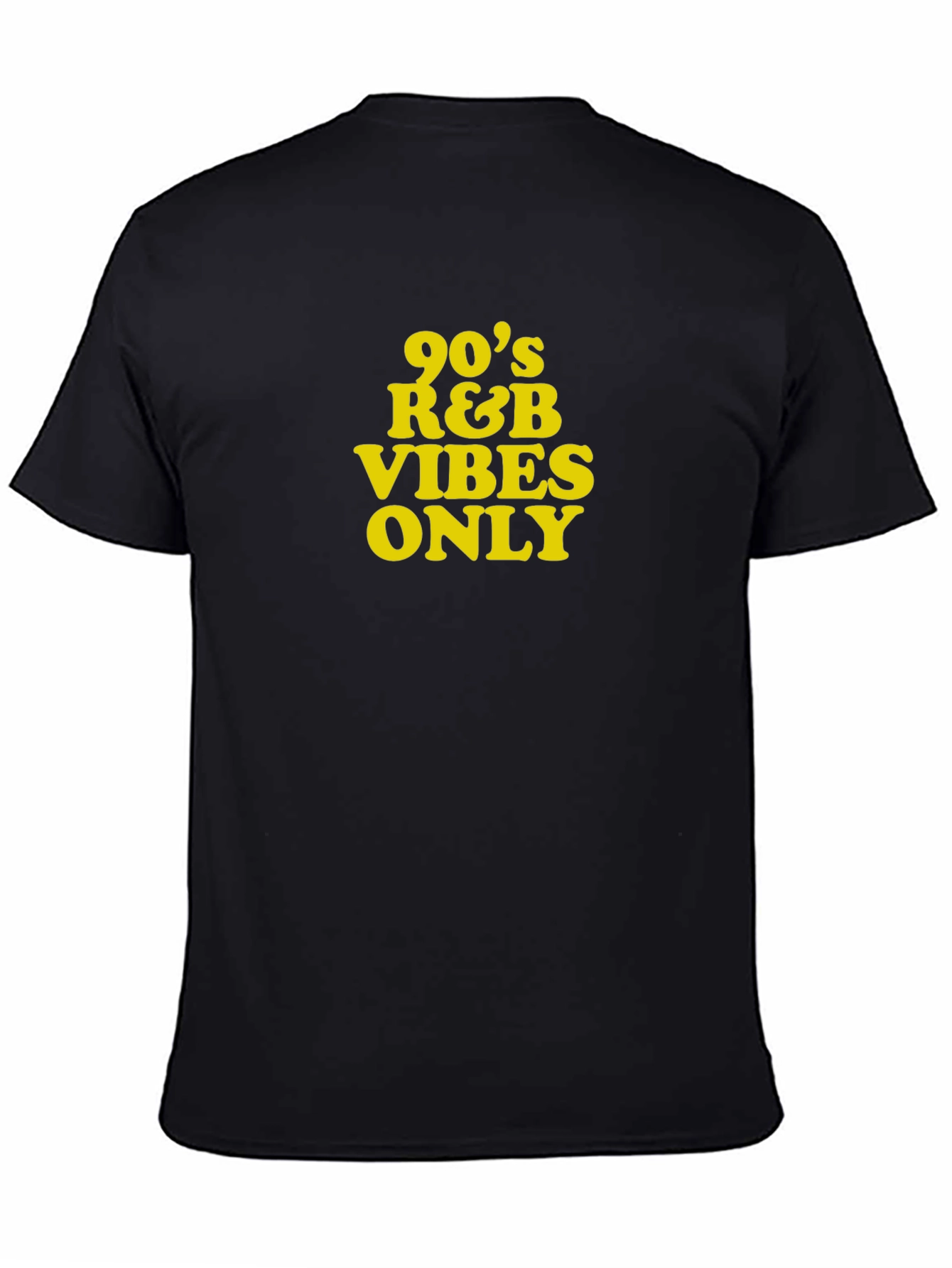 90s R&B Vibes Only Black T-Shirt