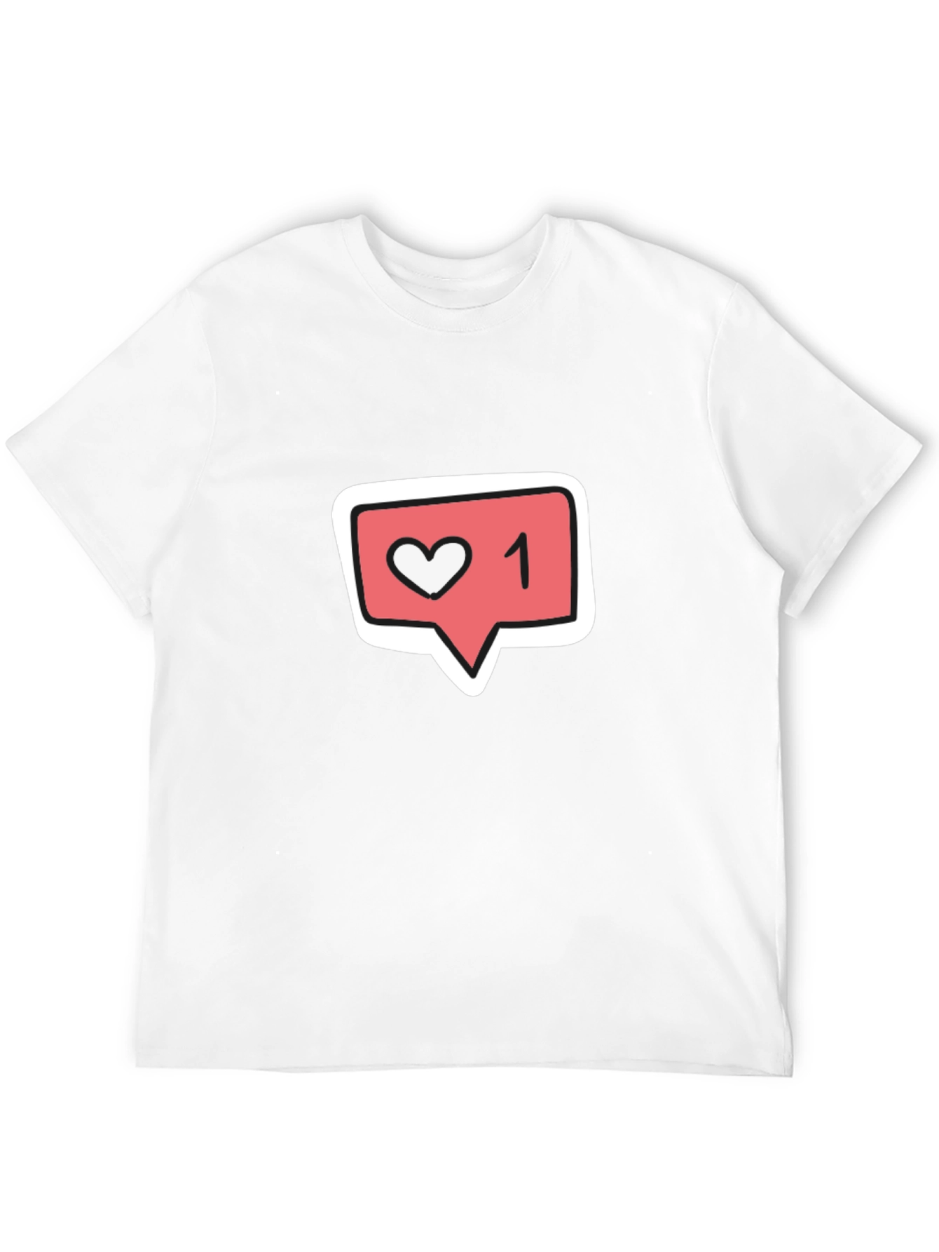 Trendy Like 1 Graphic Black T-Shirt
