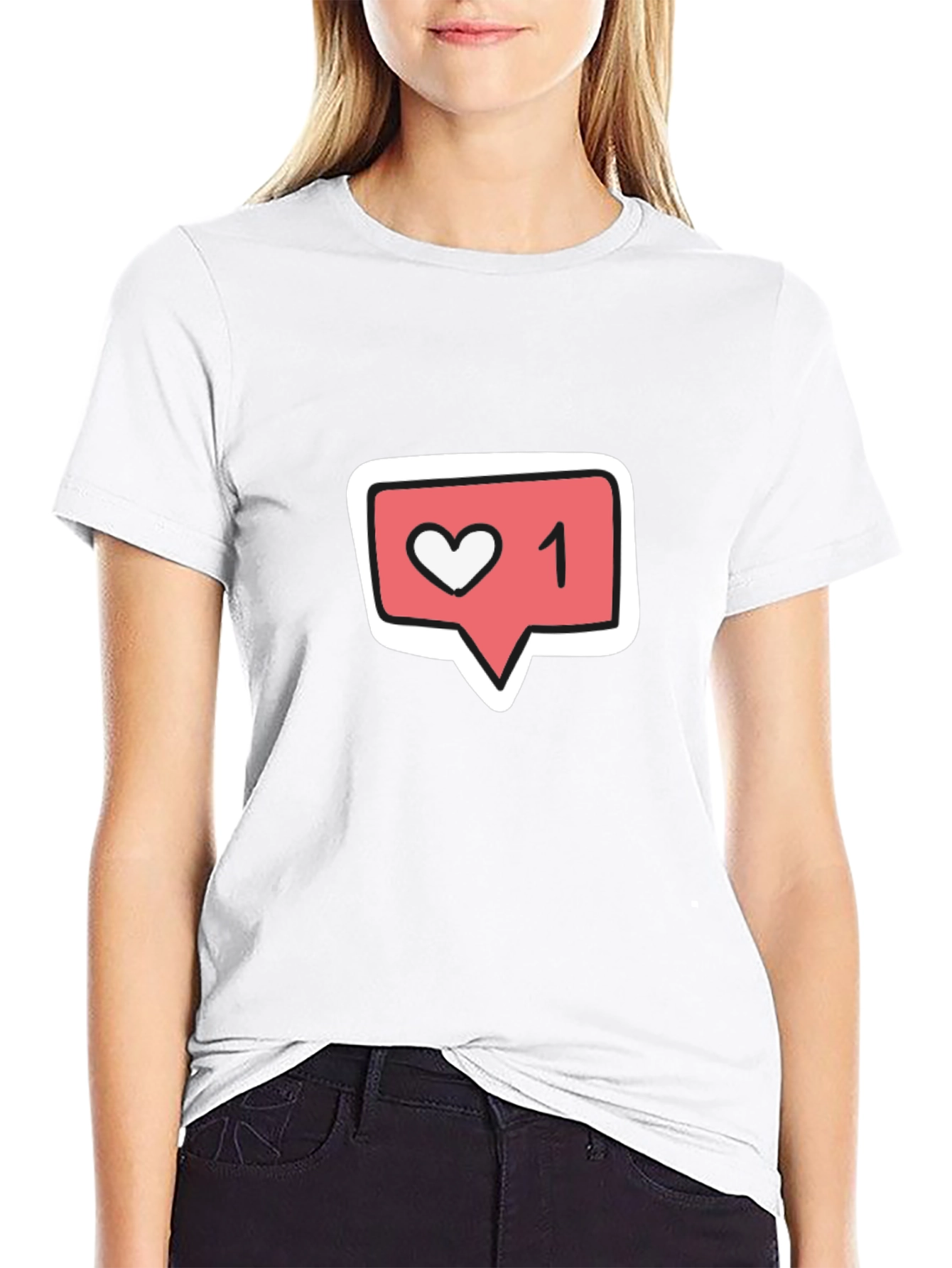 Trendy Like 1 Graphic Black T-Shirt
