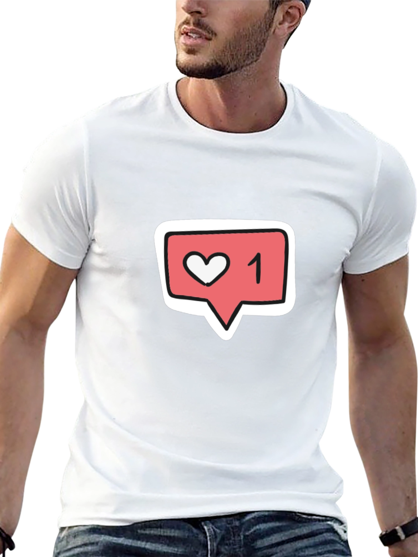 Trendy Like 1 Graphic Black T-Shirt