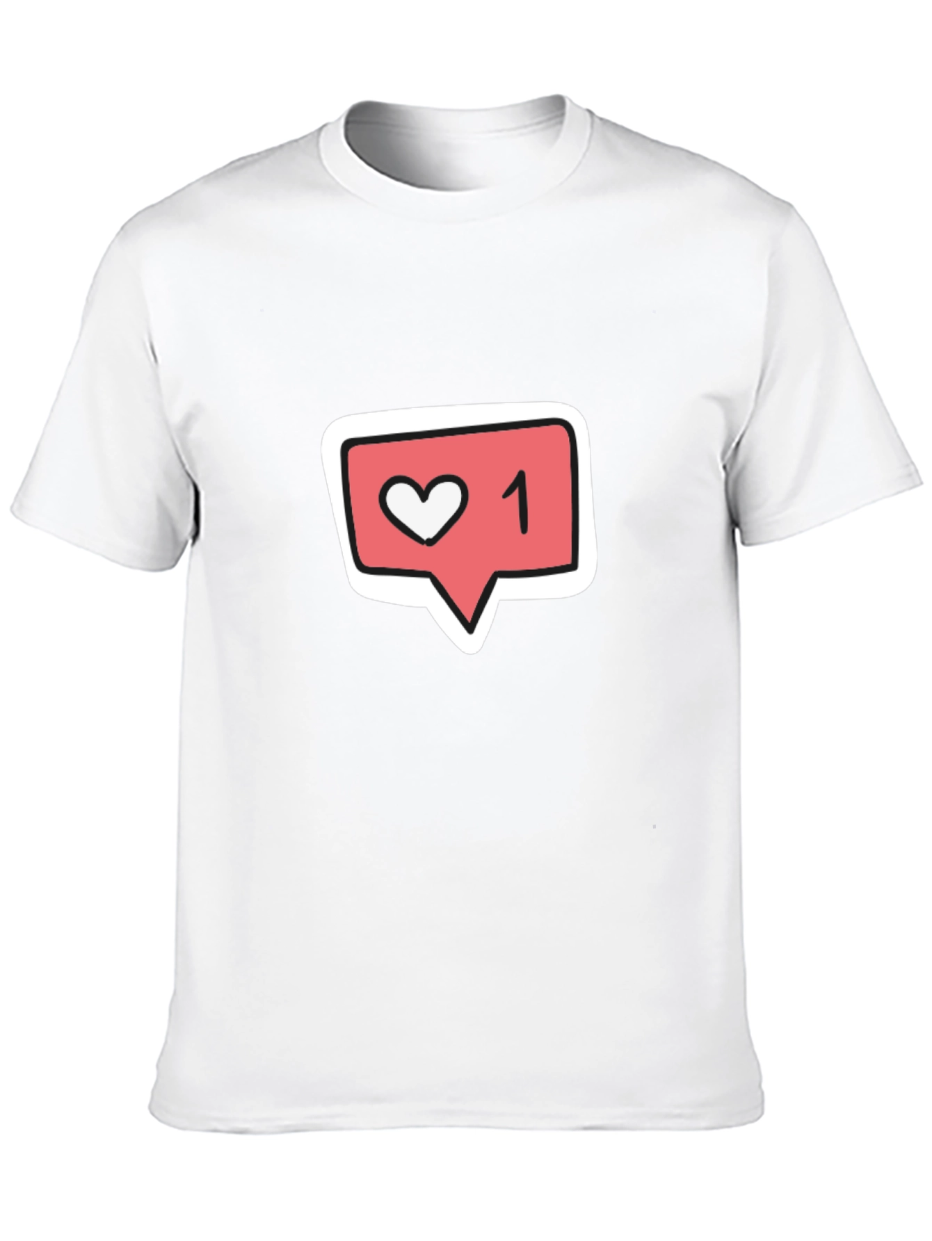 Trendy Like 1 Graphic Black T-Shirt