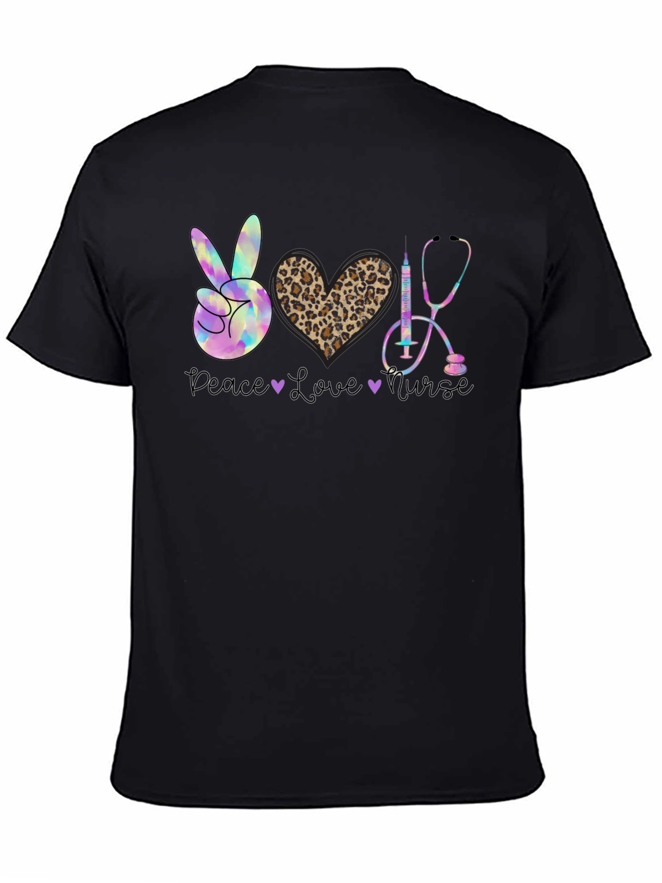 Peace Love Nurse Graphic Tee