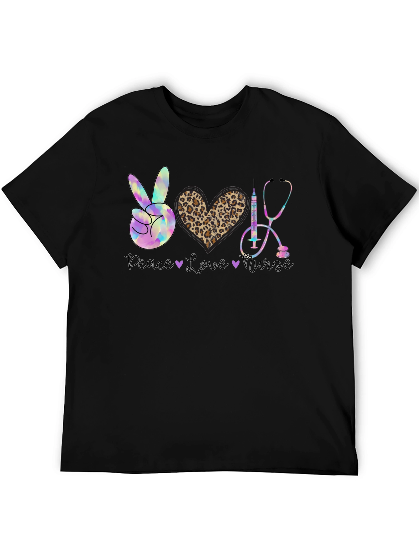 Peace Love Nurse Graphic Tee