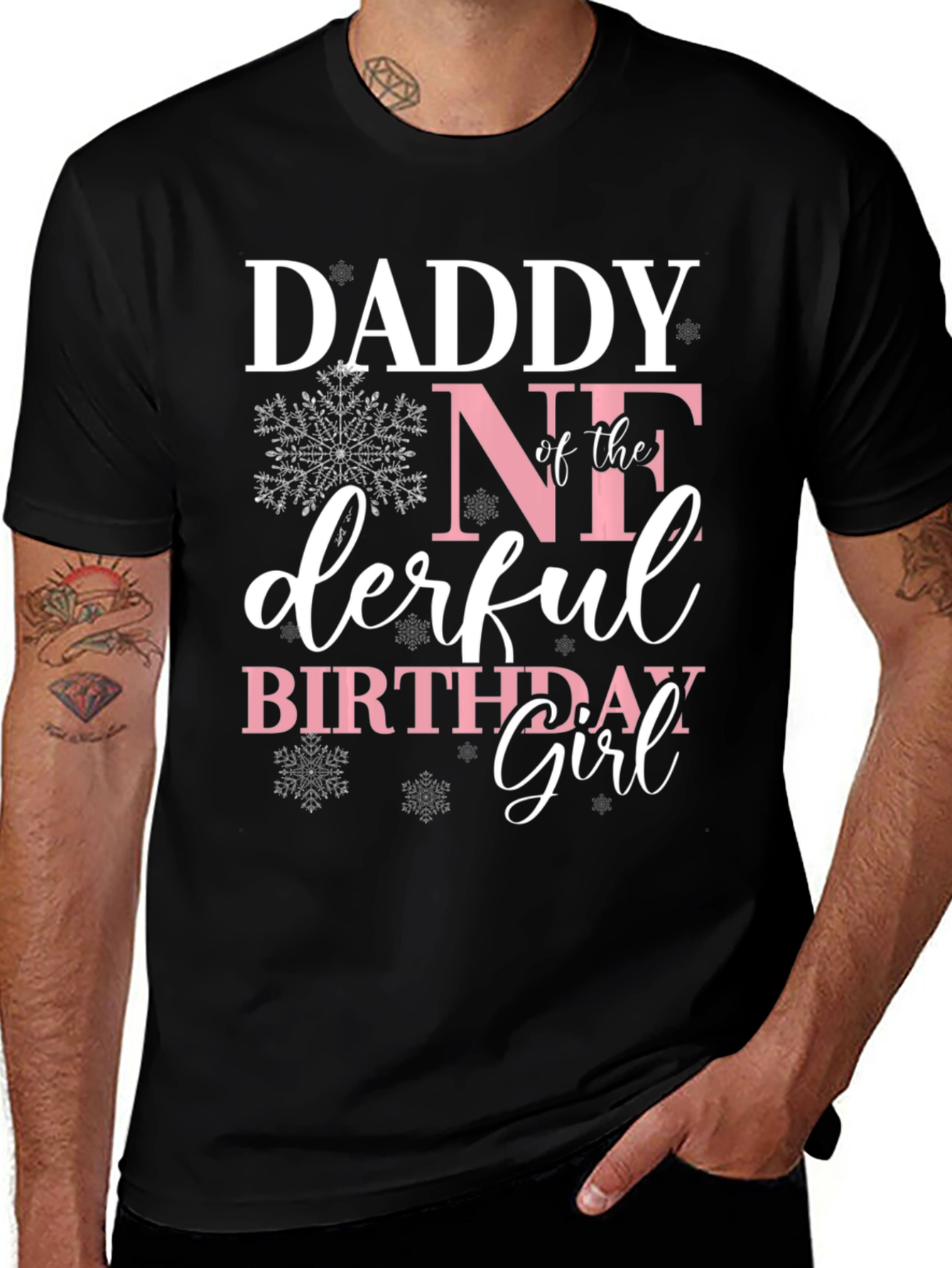 Daddy of the Birthday Girl Graphic Tee