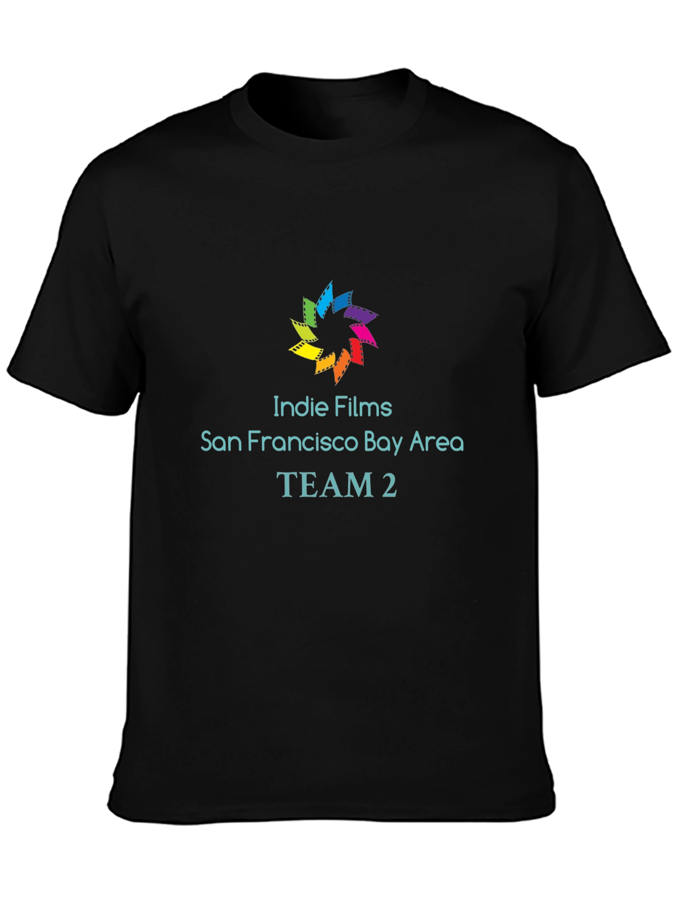 Indie Films Team 2 Black T-Shirt