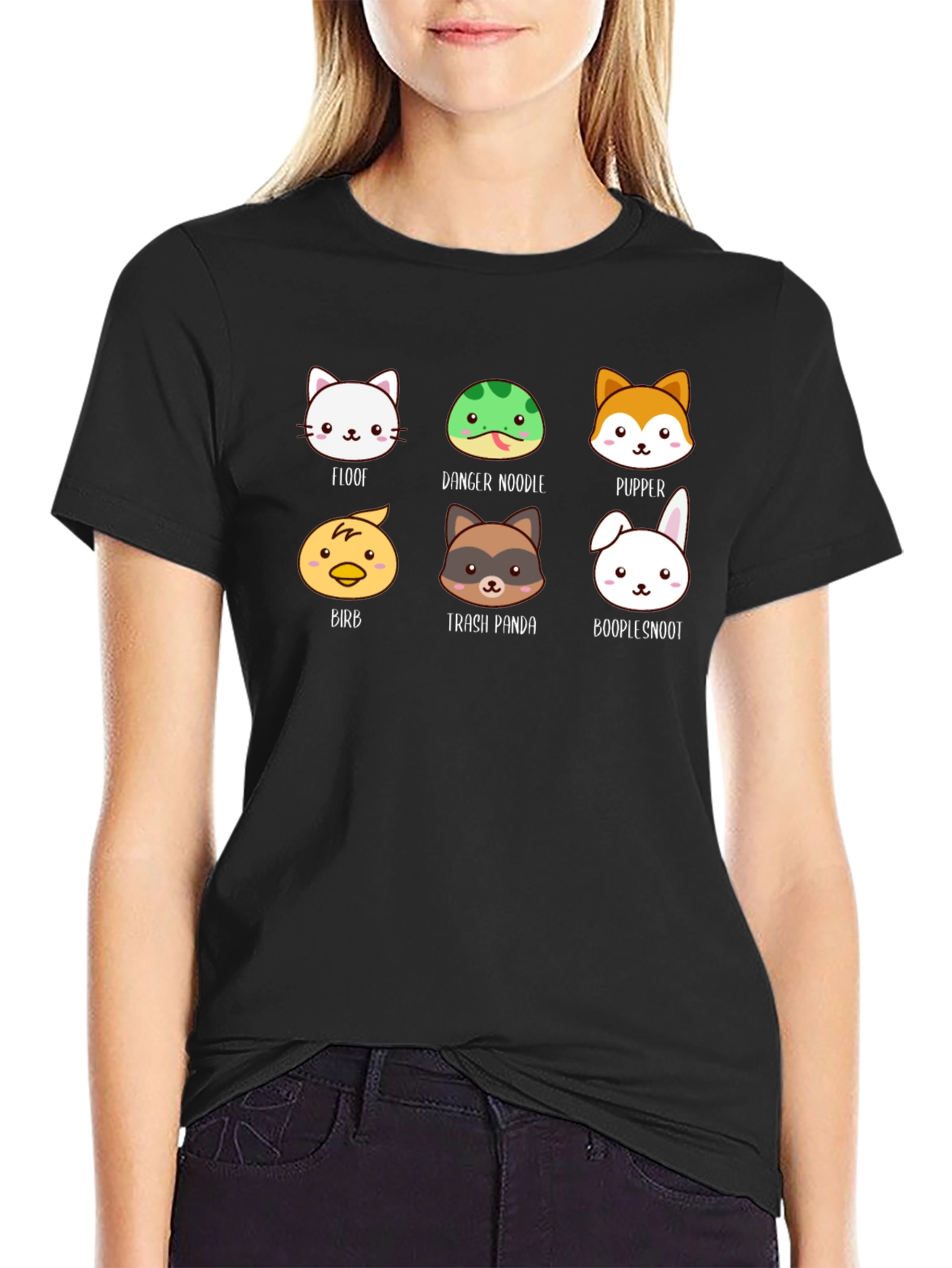 Cute Animal Nickname T-Shirt - Danger Noodle Floof!