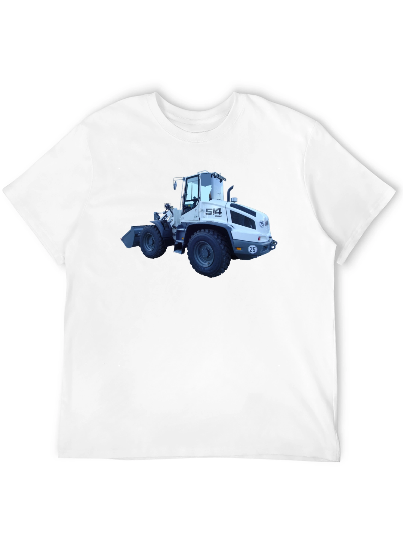 Bulldozer Graphic T-Shirt - Heavy Duty Style