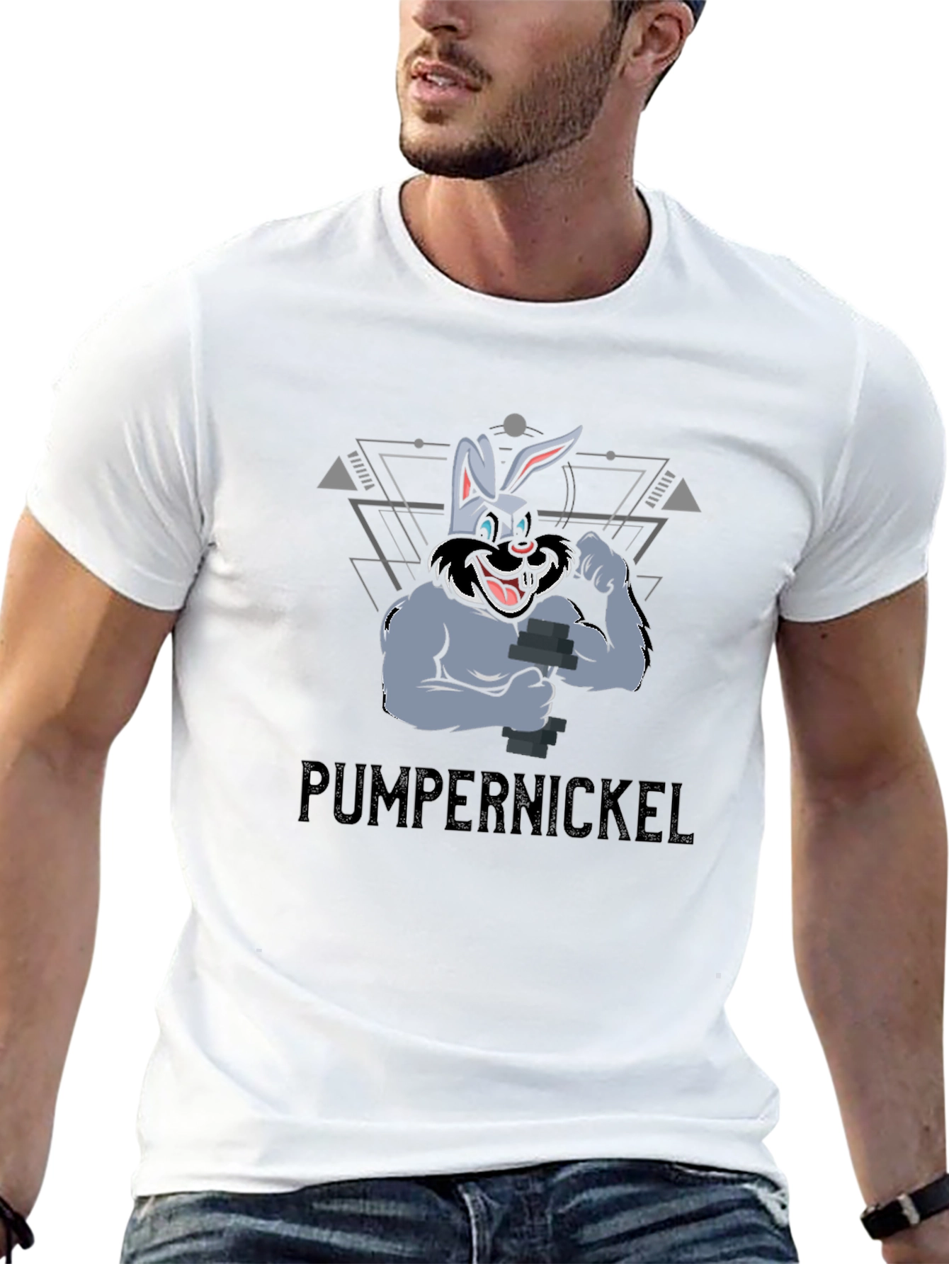 Pumpernickel Bunny Gym T-Shirt