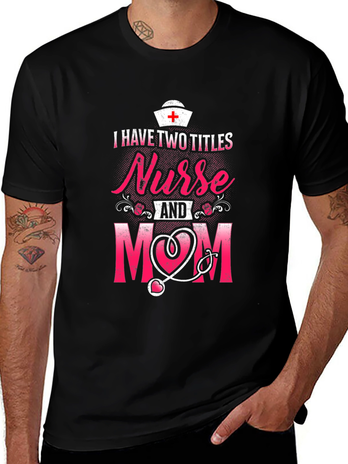 Nurse Mom T-Shirt - Two Titles