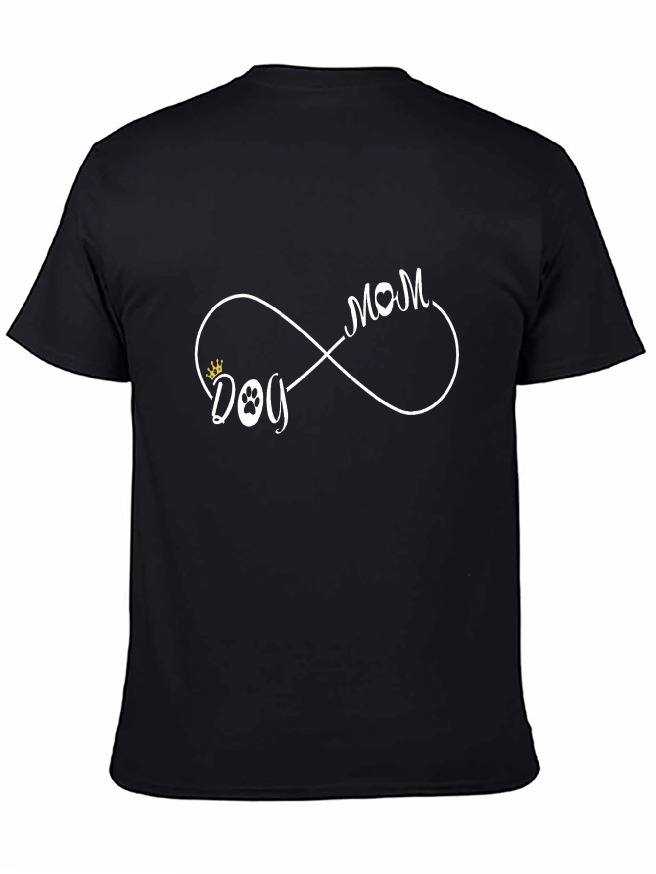 Dog Mom Infinity T-Shirt - Cute Graphic Tee