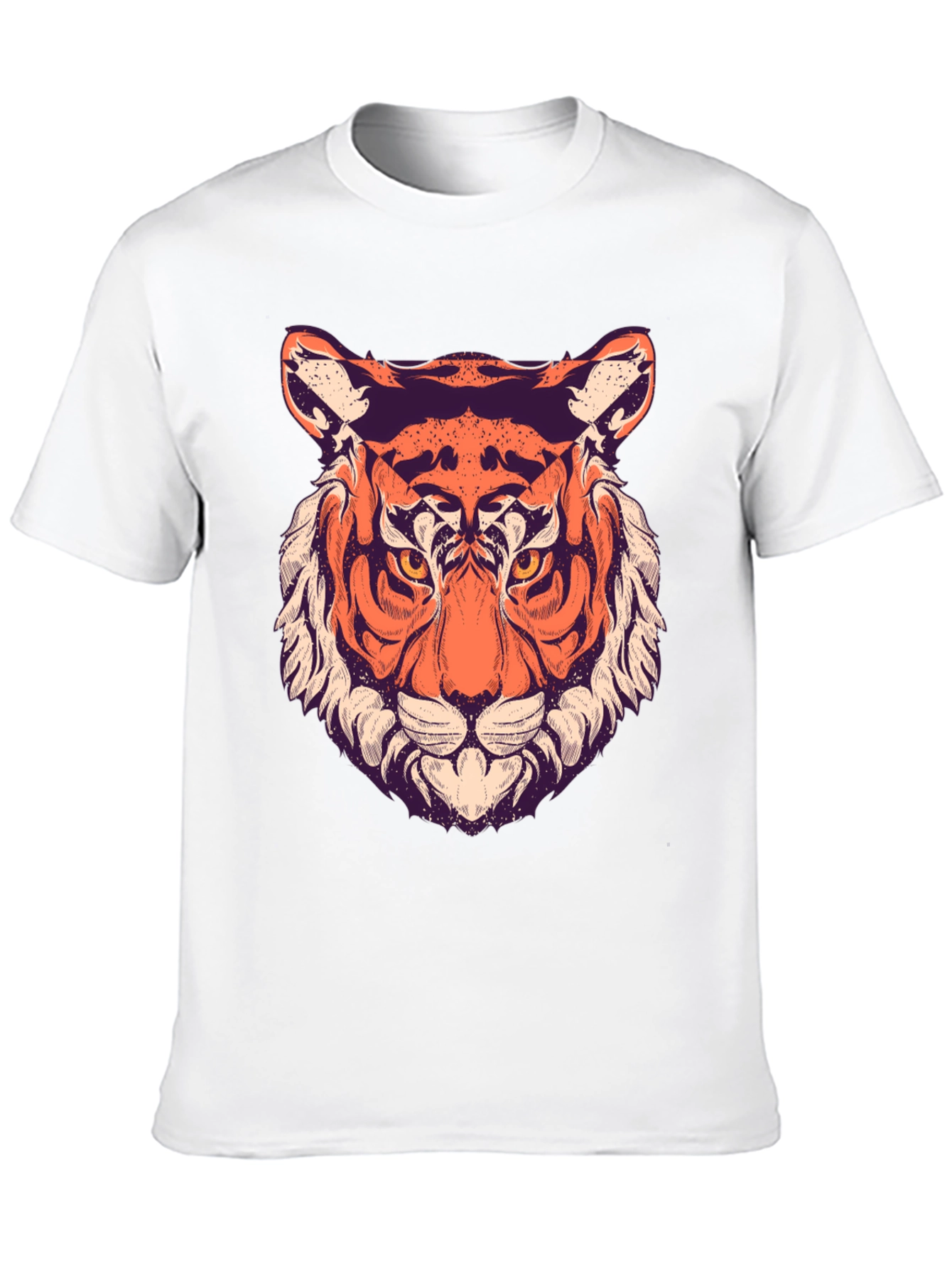 Cool Tiger Graphic Black T-Shirt