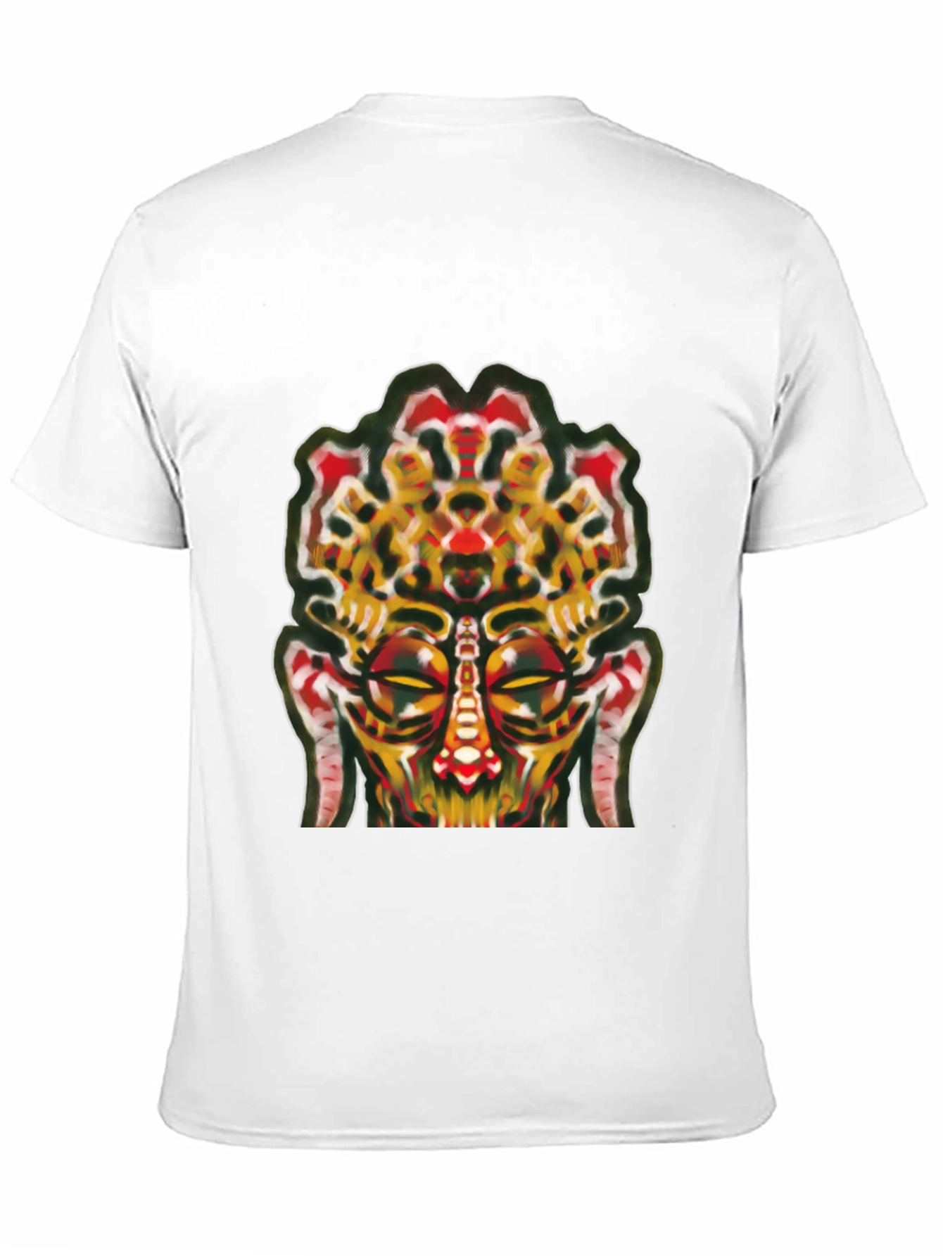 Abstract Face Graphic Tee - Unique Streetwear
