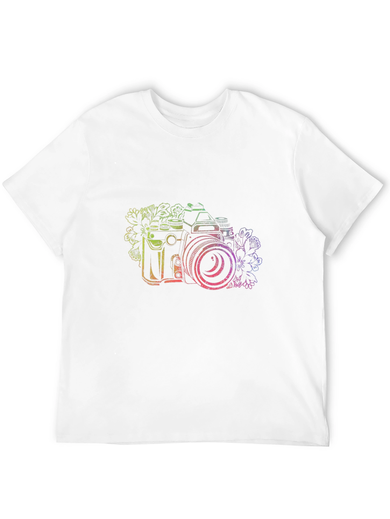 Camera Graphic Tee - Black Cotton