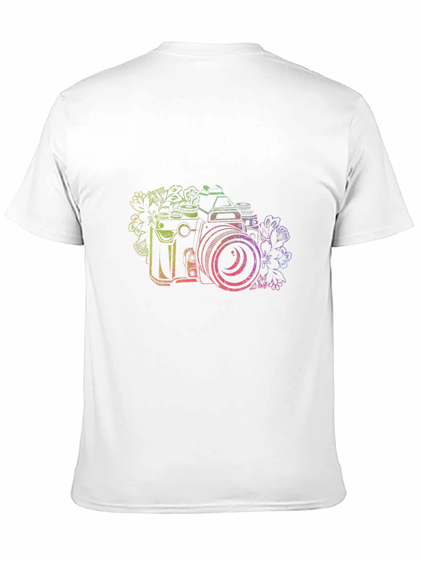 Camera Graphic Tee - Black Cotton
