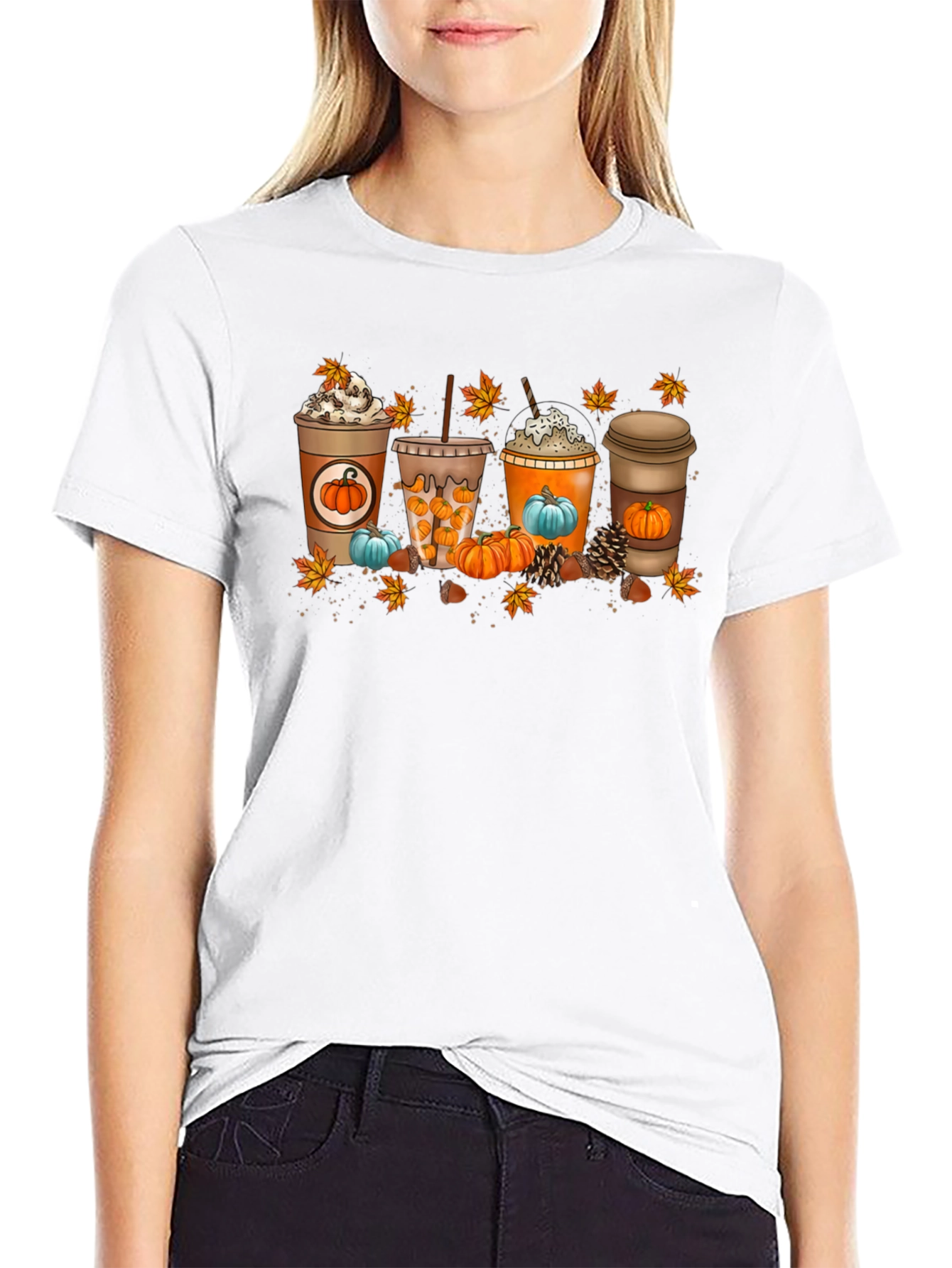 Fall Coffee Lovers T-Shirt - Pumpkin Spice Season