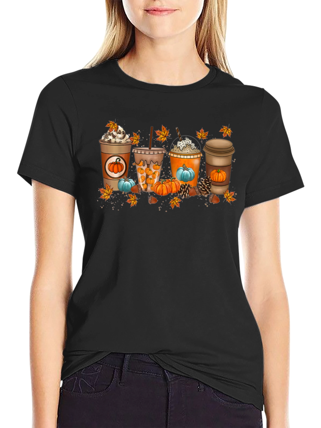 Fall Coffee Lovers T-Shirt - Pumpkin Spice Season