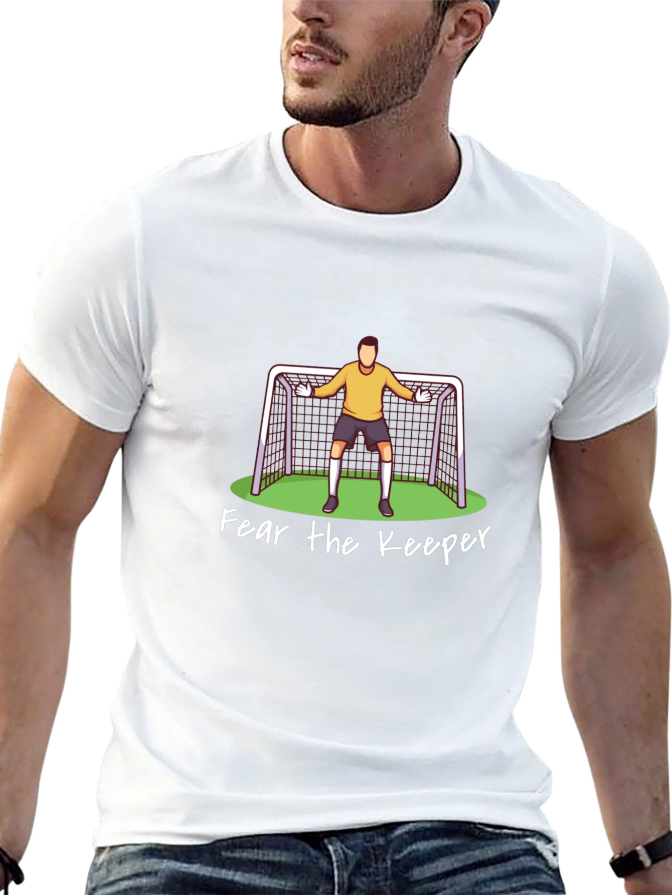 Fear The Keeper Soccer Goalie Graphic T-Shirt