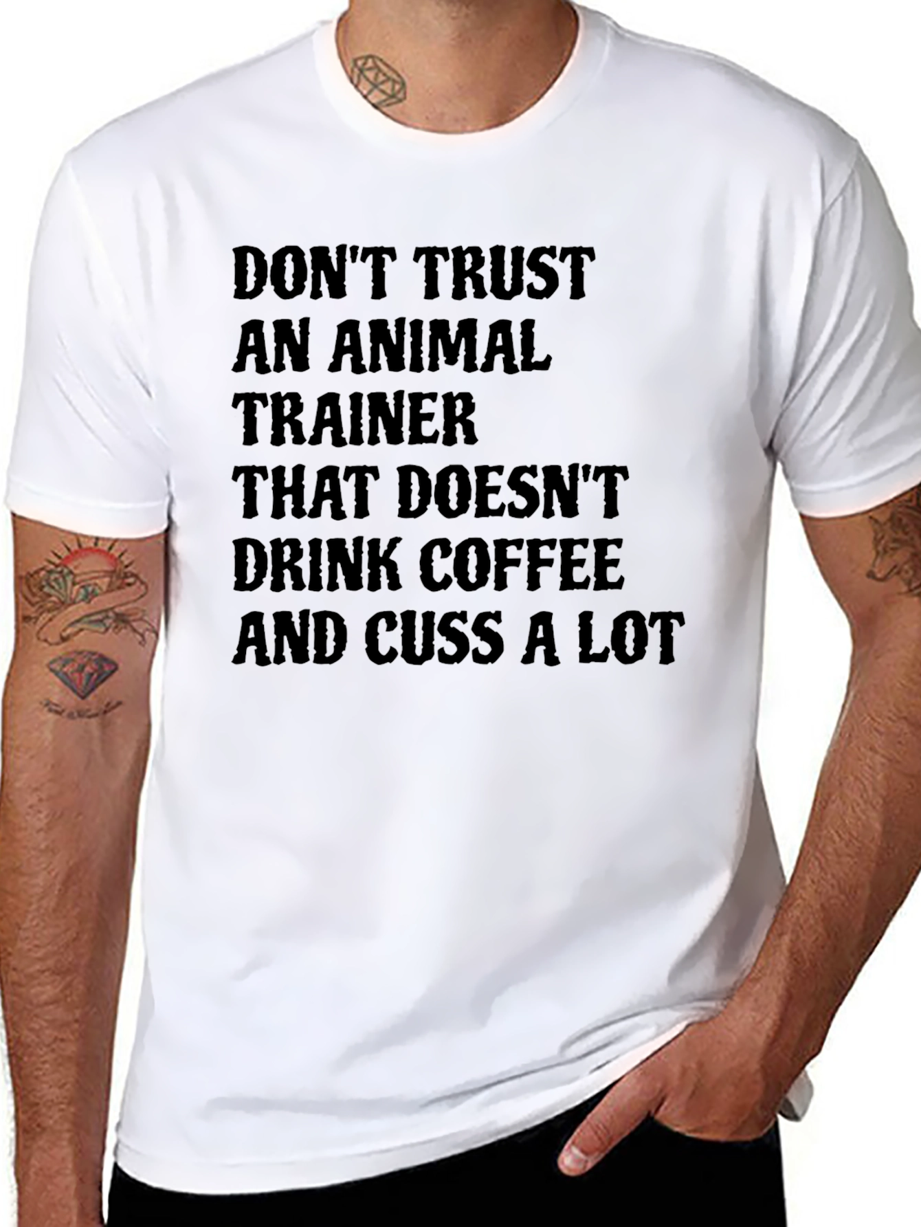 Funny Animal Trainer Coffee T-Shirt
