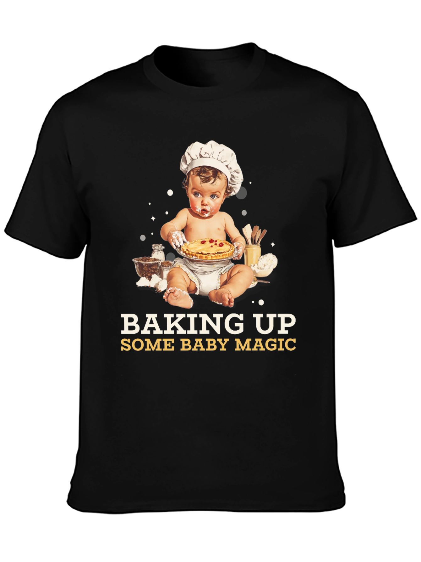 Baking Up Some Baby Magic Graphic Tee