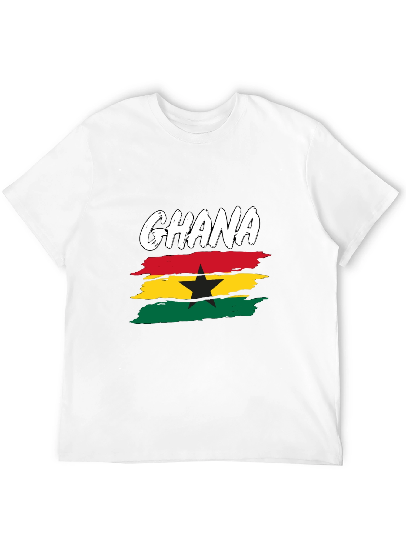 Ghana Flag T-Shirt: Patriotic Pride
