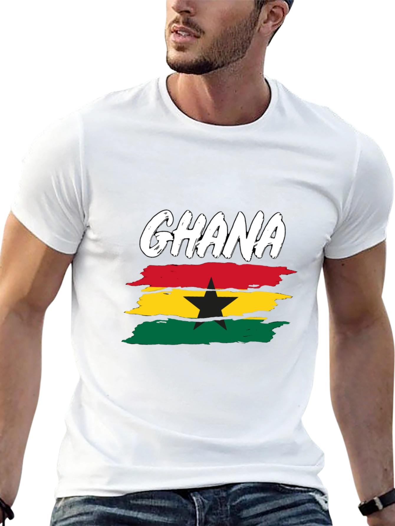 Ghana Flag T-Shirt: Patriotic Pride