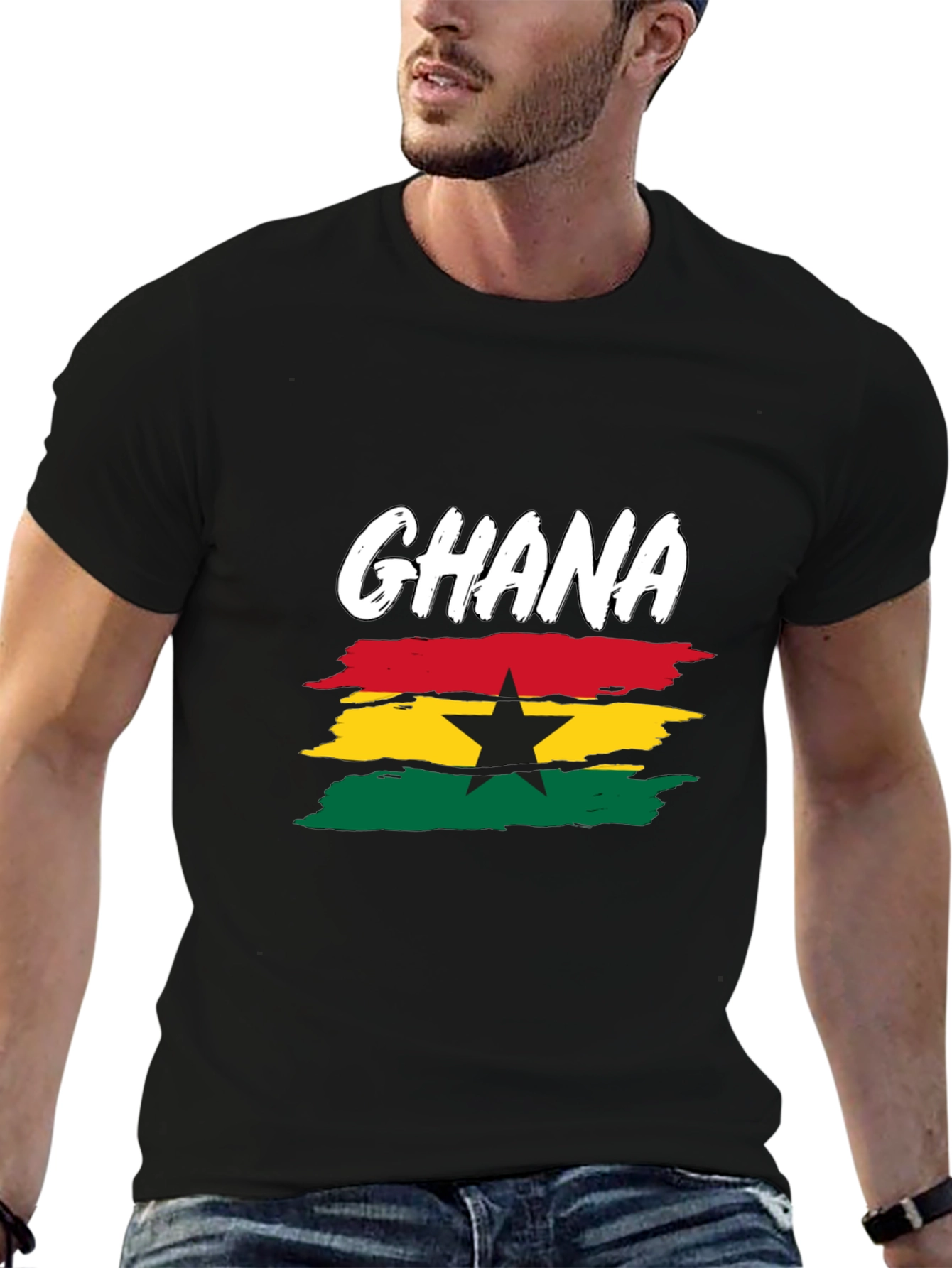 Ghana Flag T-Shirt: Patriotic Pride