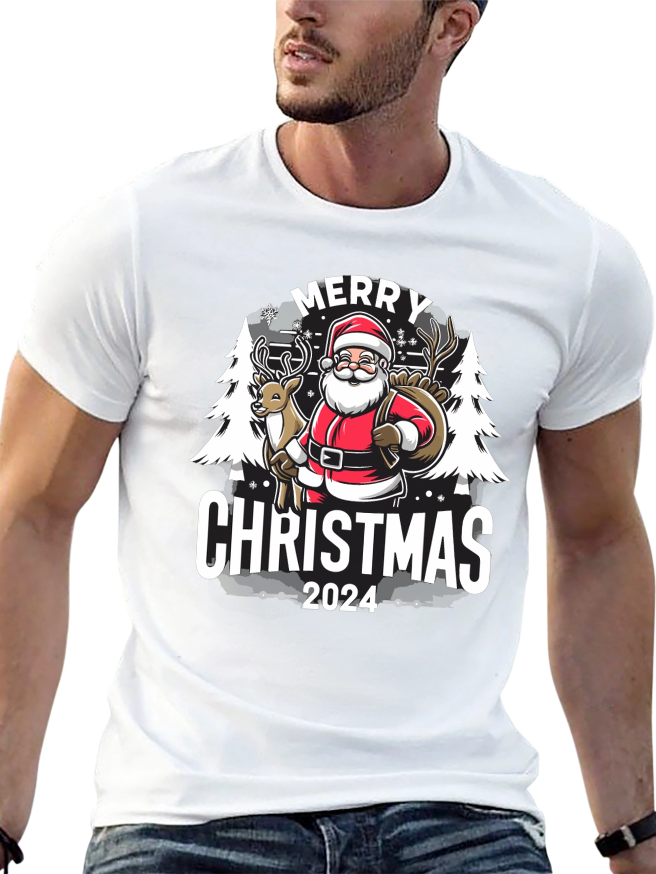 Merry Christmas 2024 Santa T-Shirt