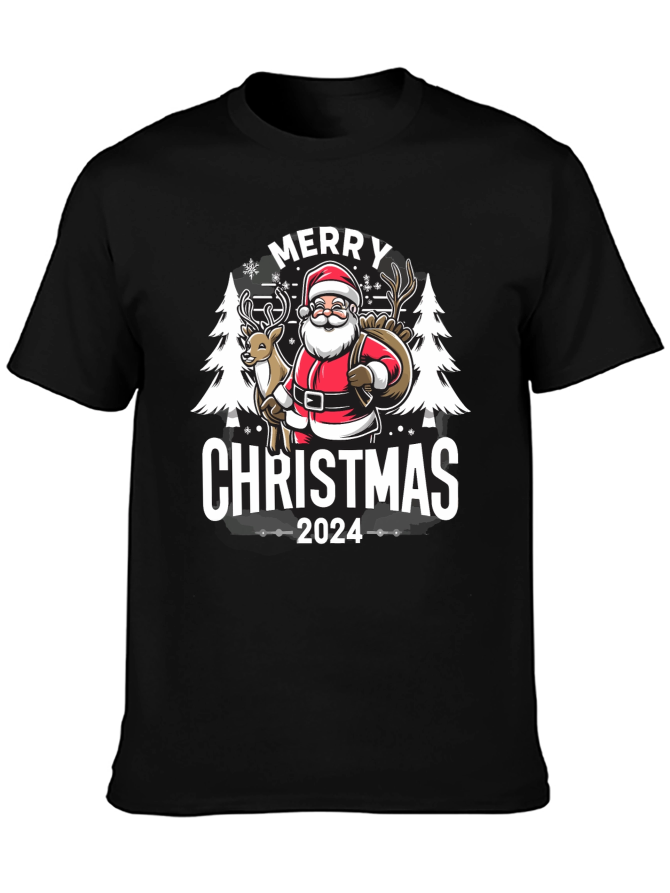 Merry Christmas 2024 Santa T-Shirt