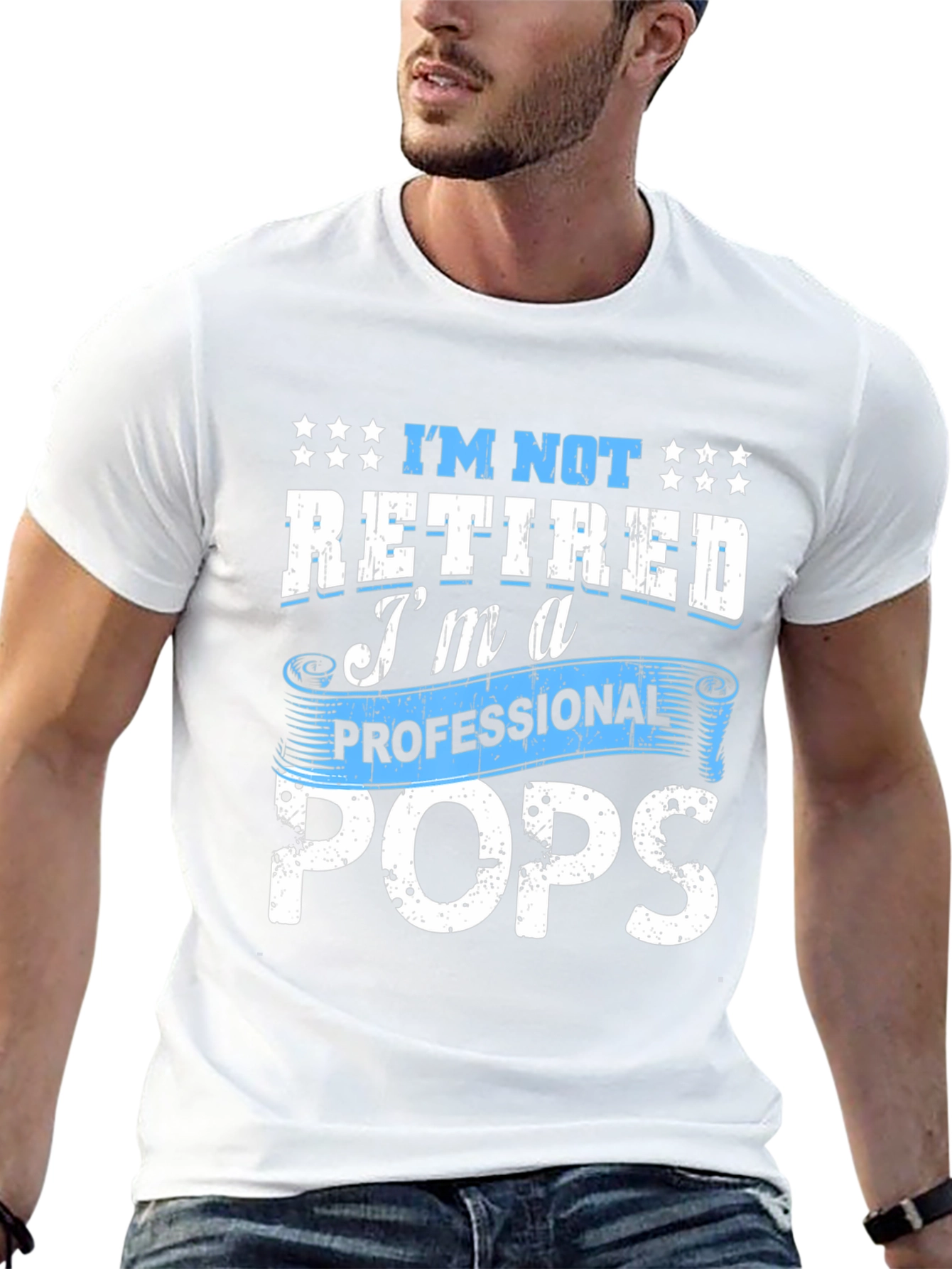 Professional Pops T-Shirt - Funny Retired Dad Tee