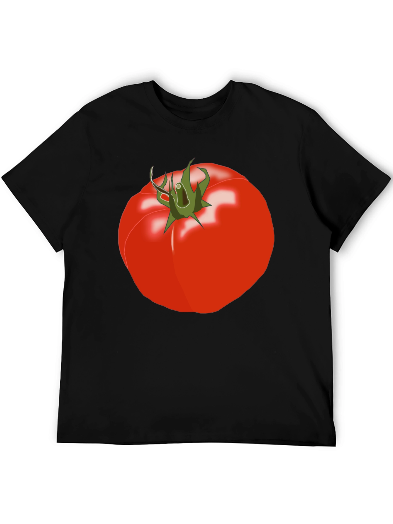 Tomato Graphic Tee - Unisex Black T-Shirt