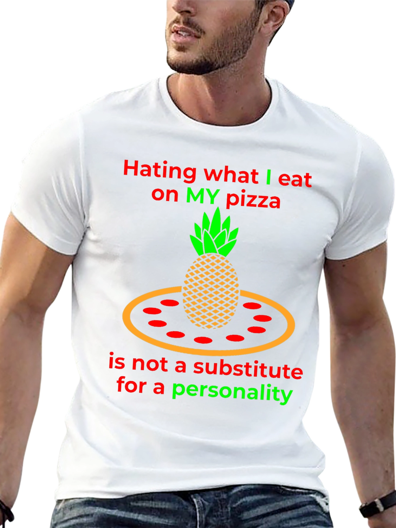 Pineapple Pizza T-Shirt - Hating My Pizza
