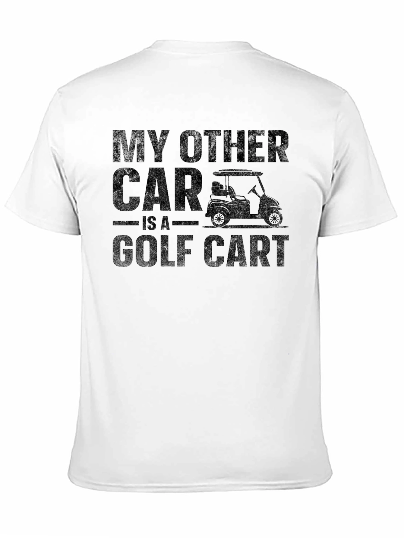 My Other Car Is A Golf Cart Black T-Shirt
