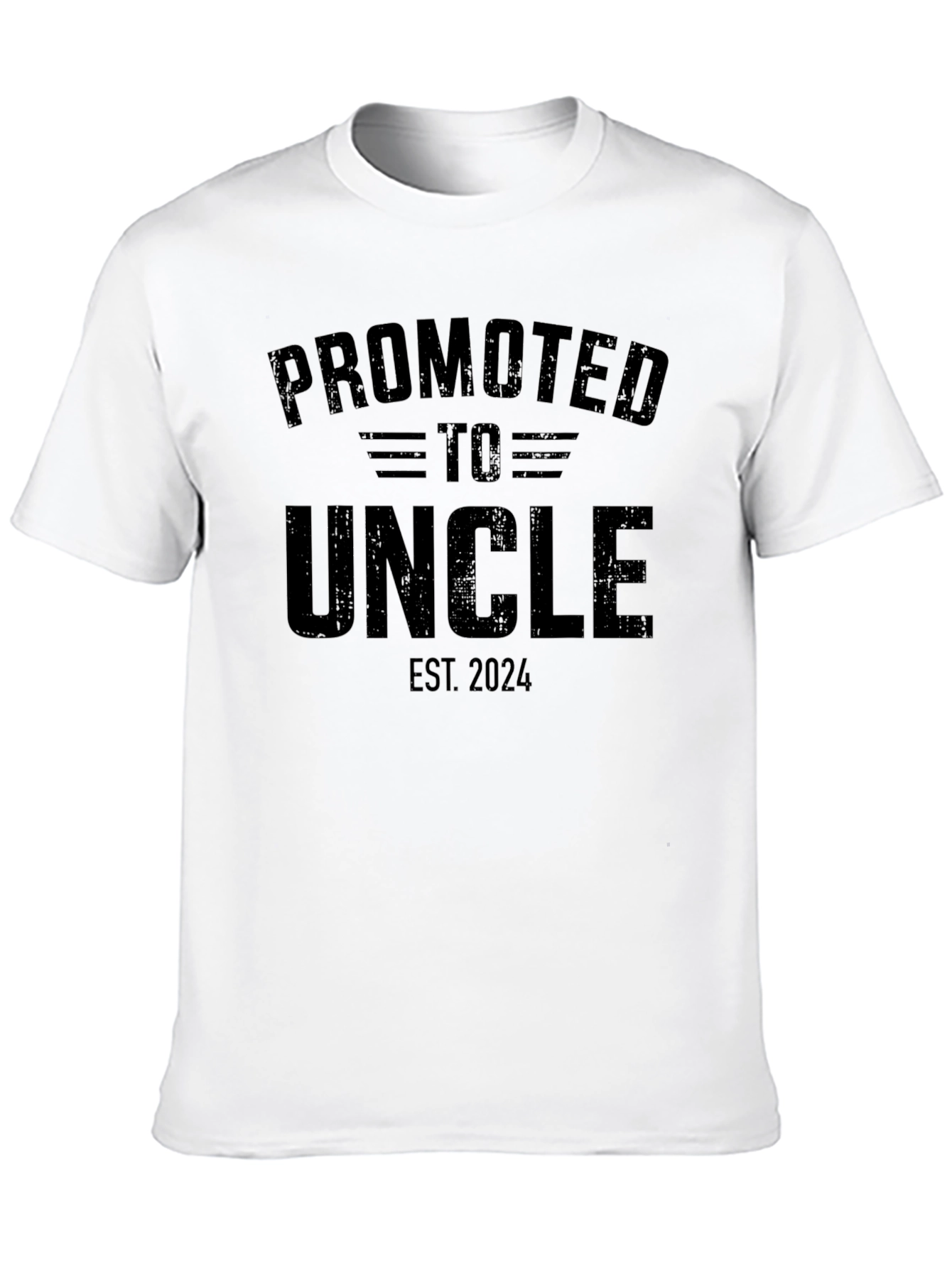 Promoted to Uncle Est. 2024 Mens Graphic Tee