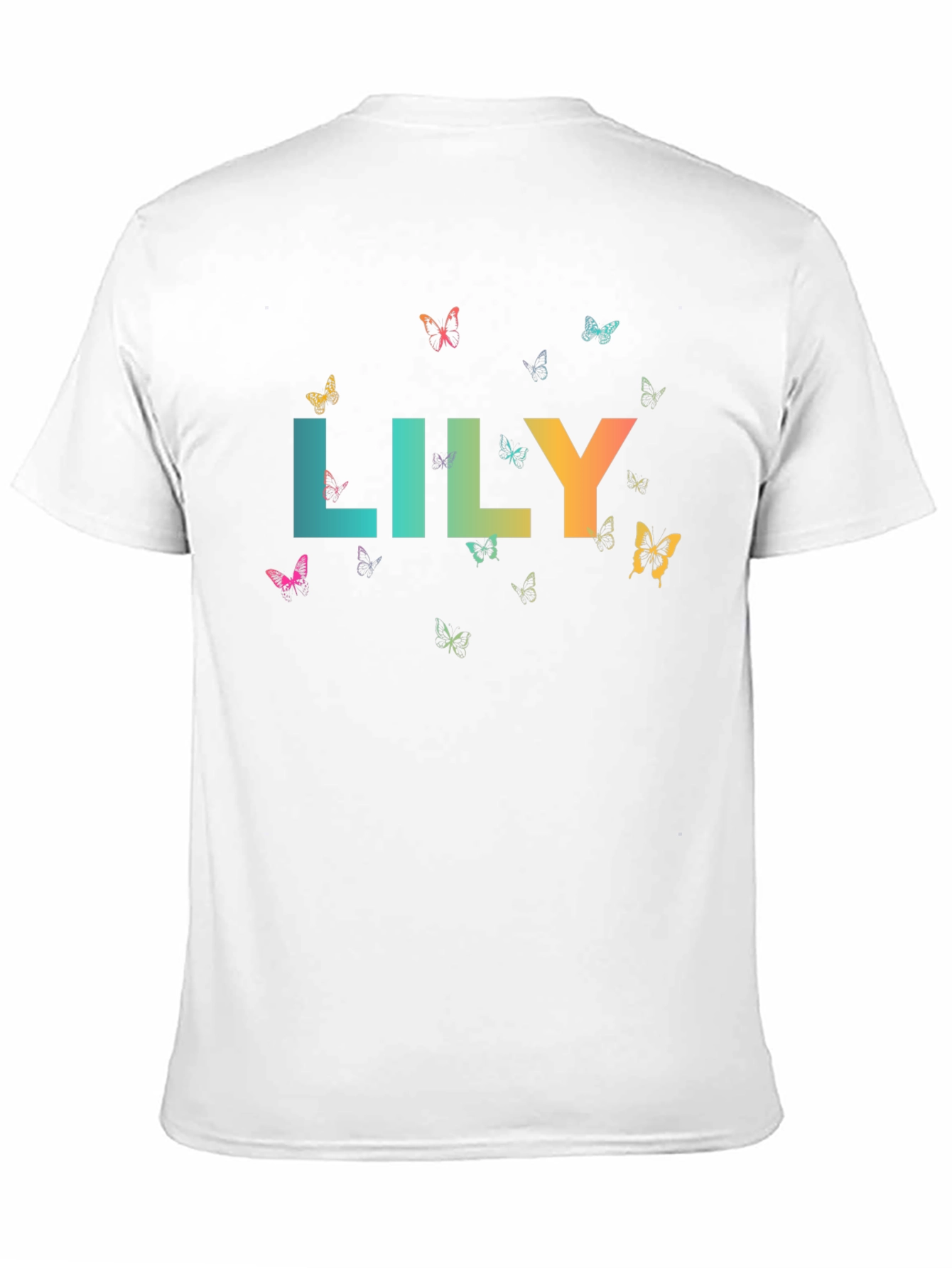 Lily Butterfly Graphic Tee - Stylish & Unique