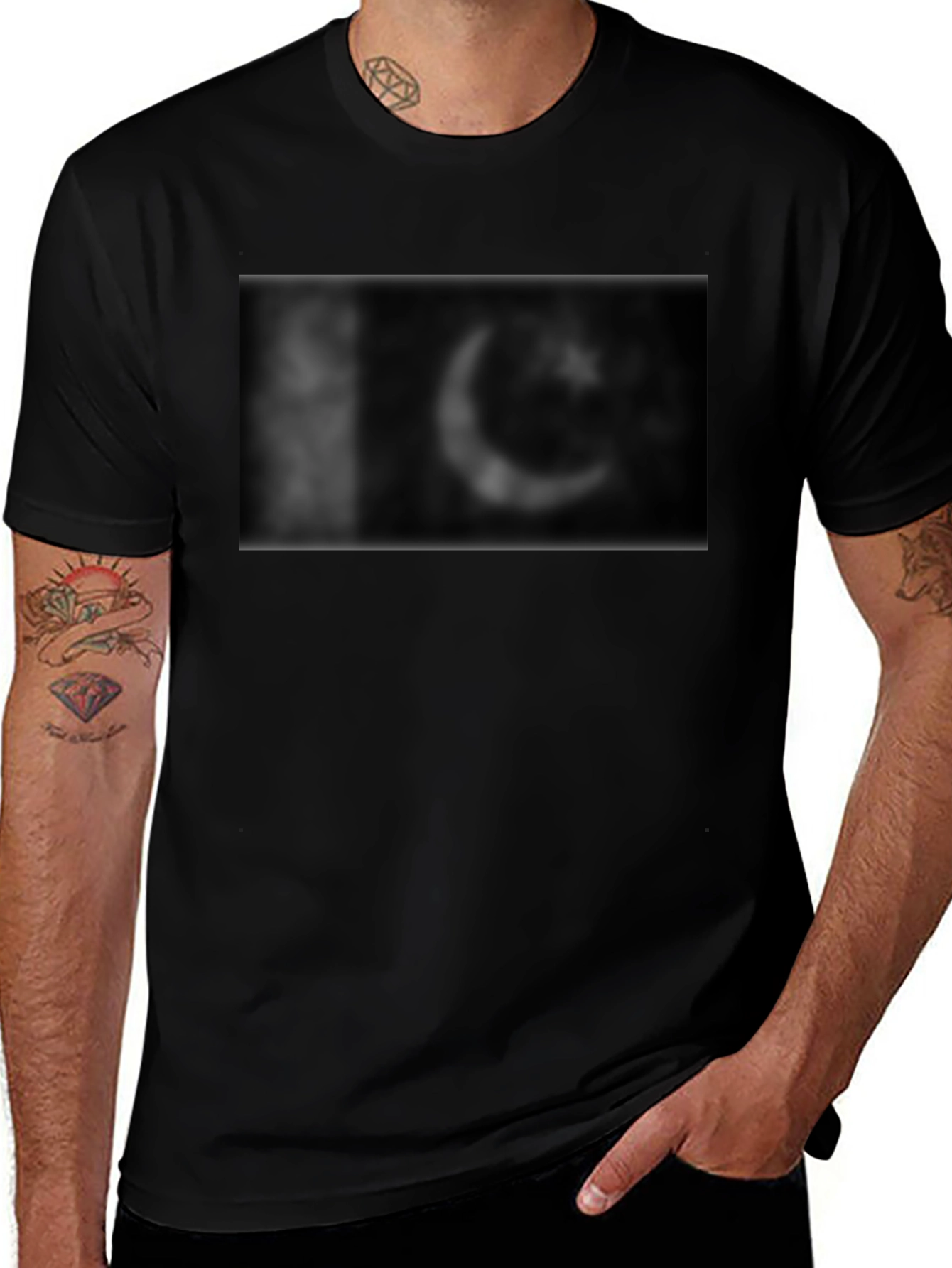 Black Graphic Tee - Pakistan Flag
