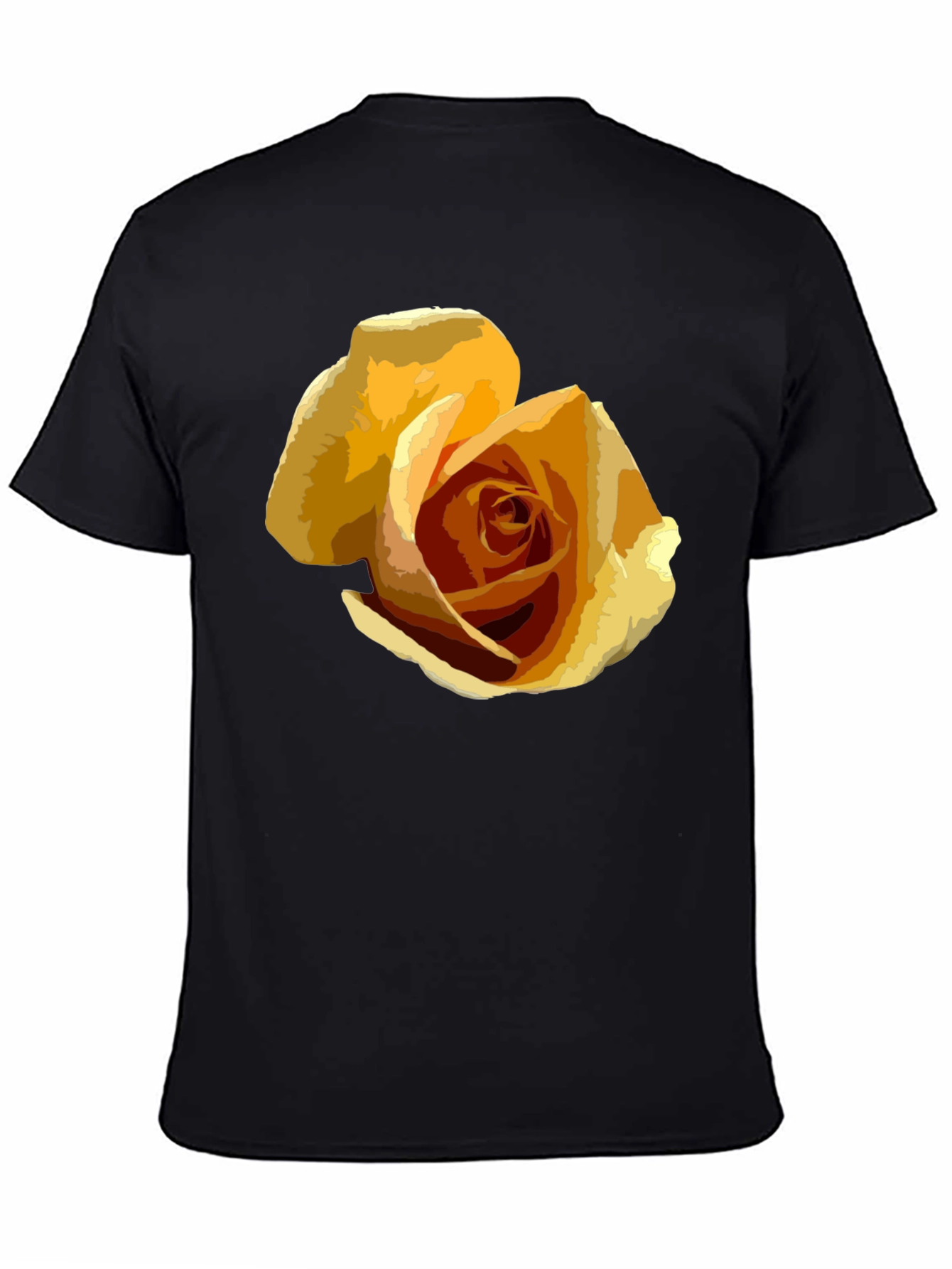 Rose Graphic T-Shirt - Modern Artistic Tee