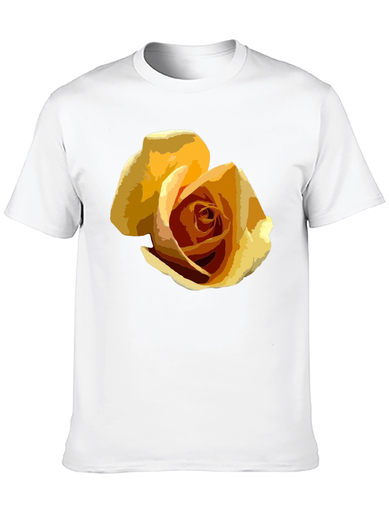 Rose Graphic T-Shirt - Modern Artistic Tee