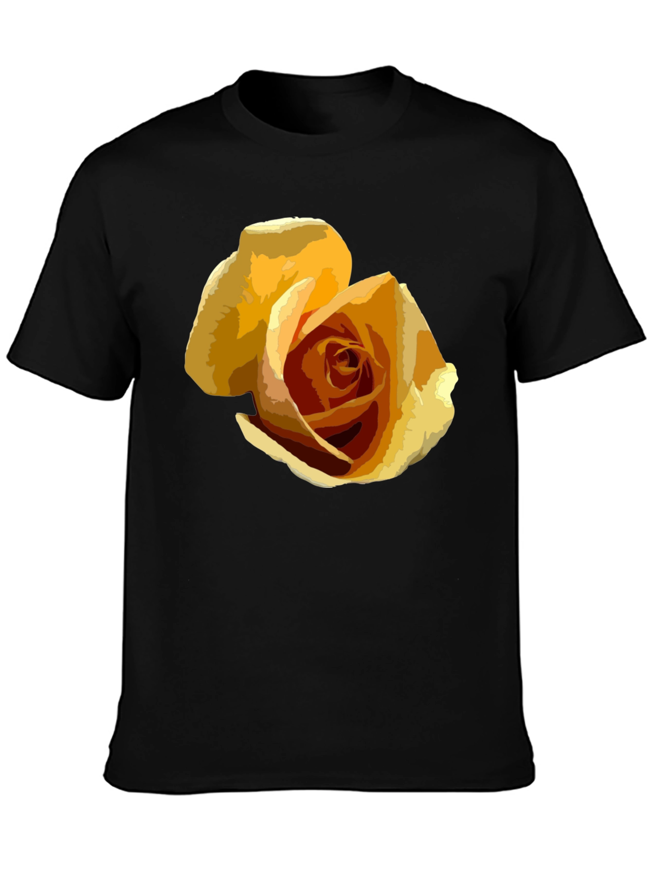 Rose Graphic T-Shirt - Modern Artistic Tee