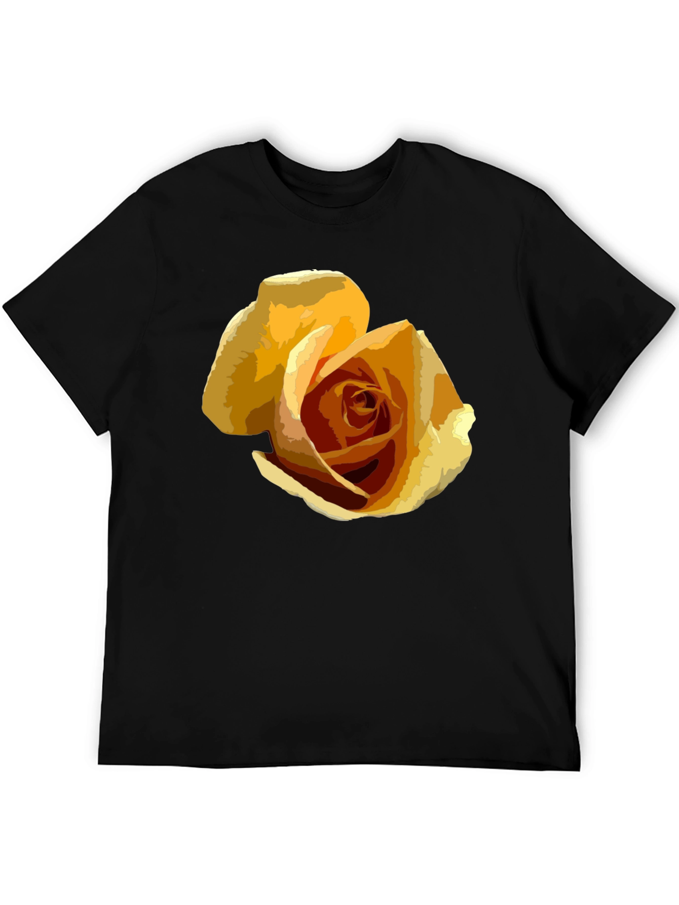 Rose Graphic T-Shirt - Modern Artistic Tee