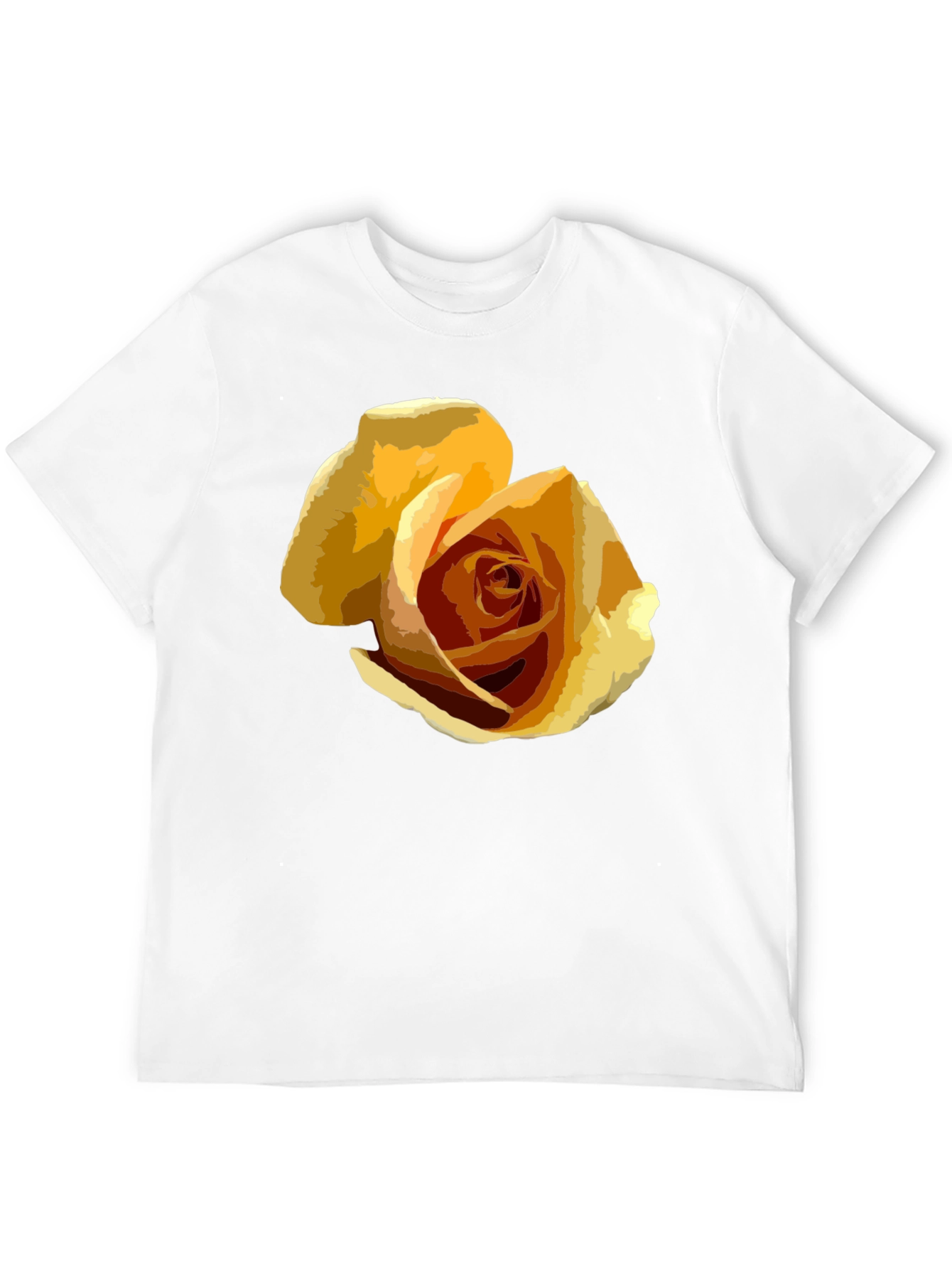 Rose Graphic T-Shirt - Modern Artistic Tee