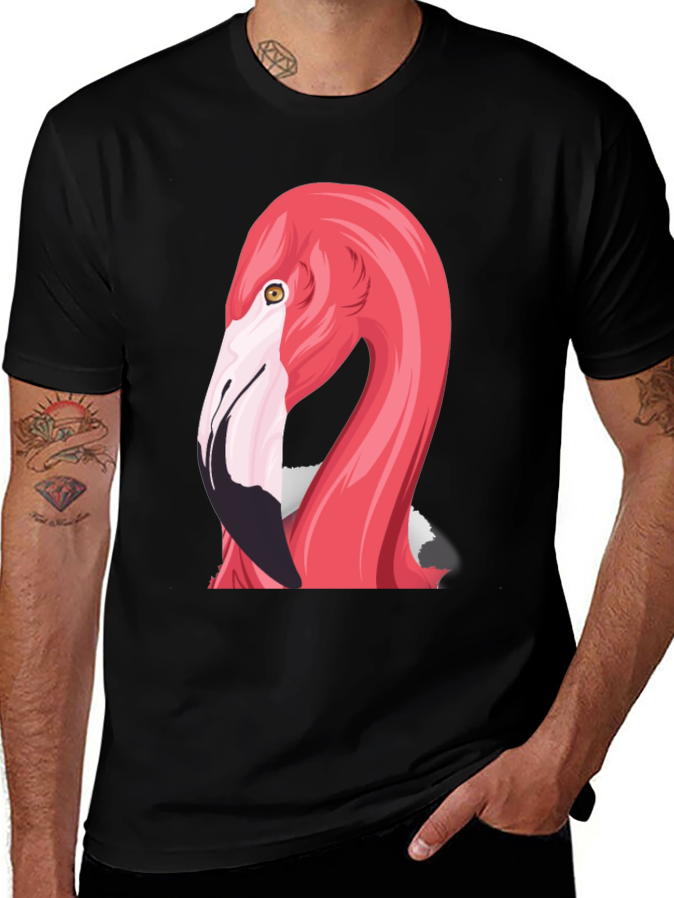 Flamingo Graphic Tee - Stylish & Unique Design