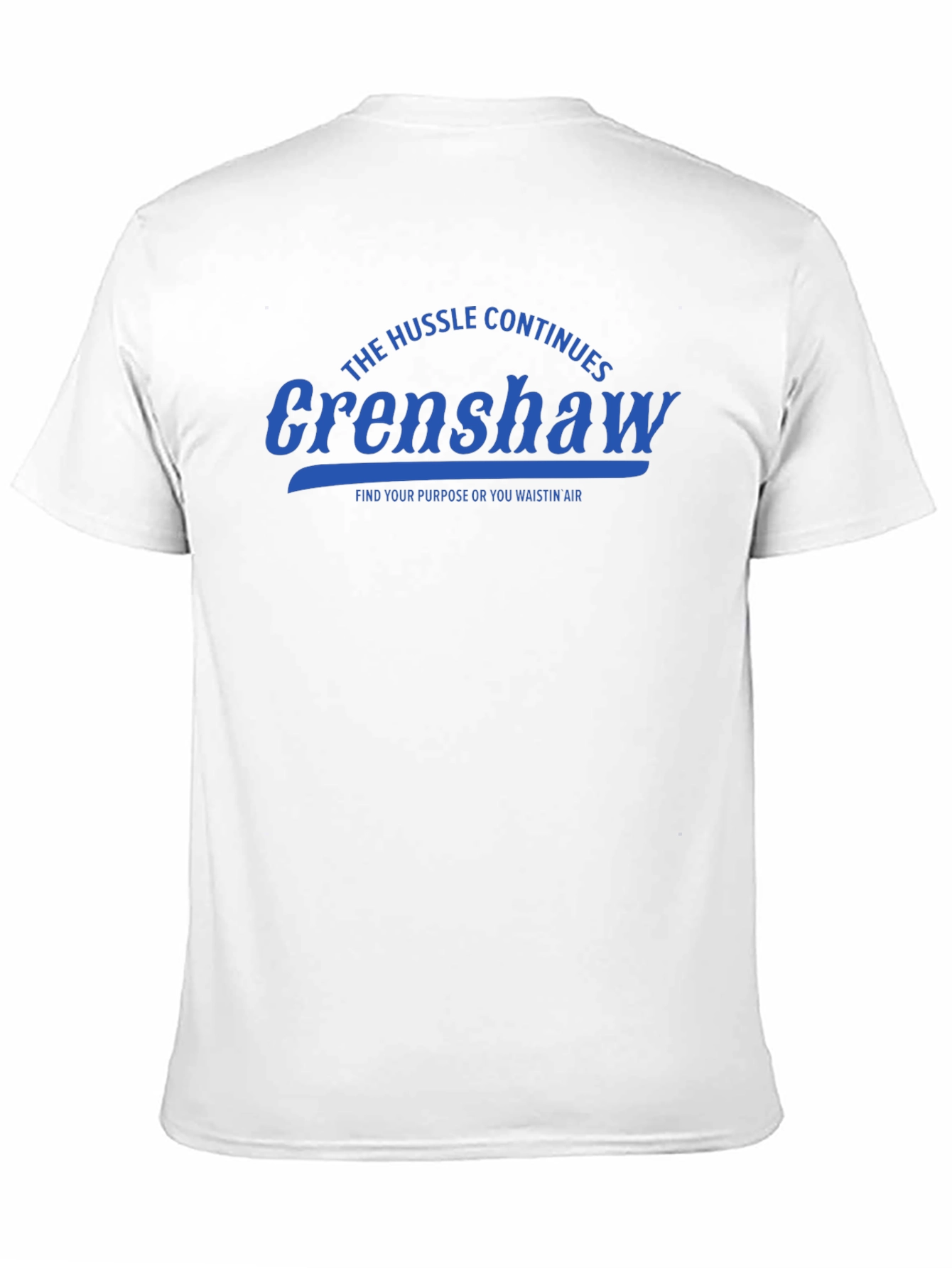 The Hussle Continues Crenshaw Black T-Shirt