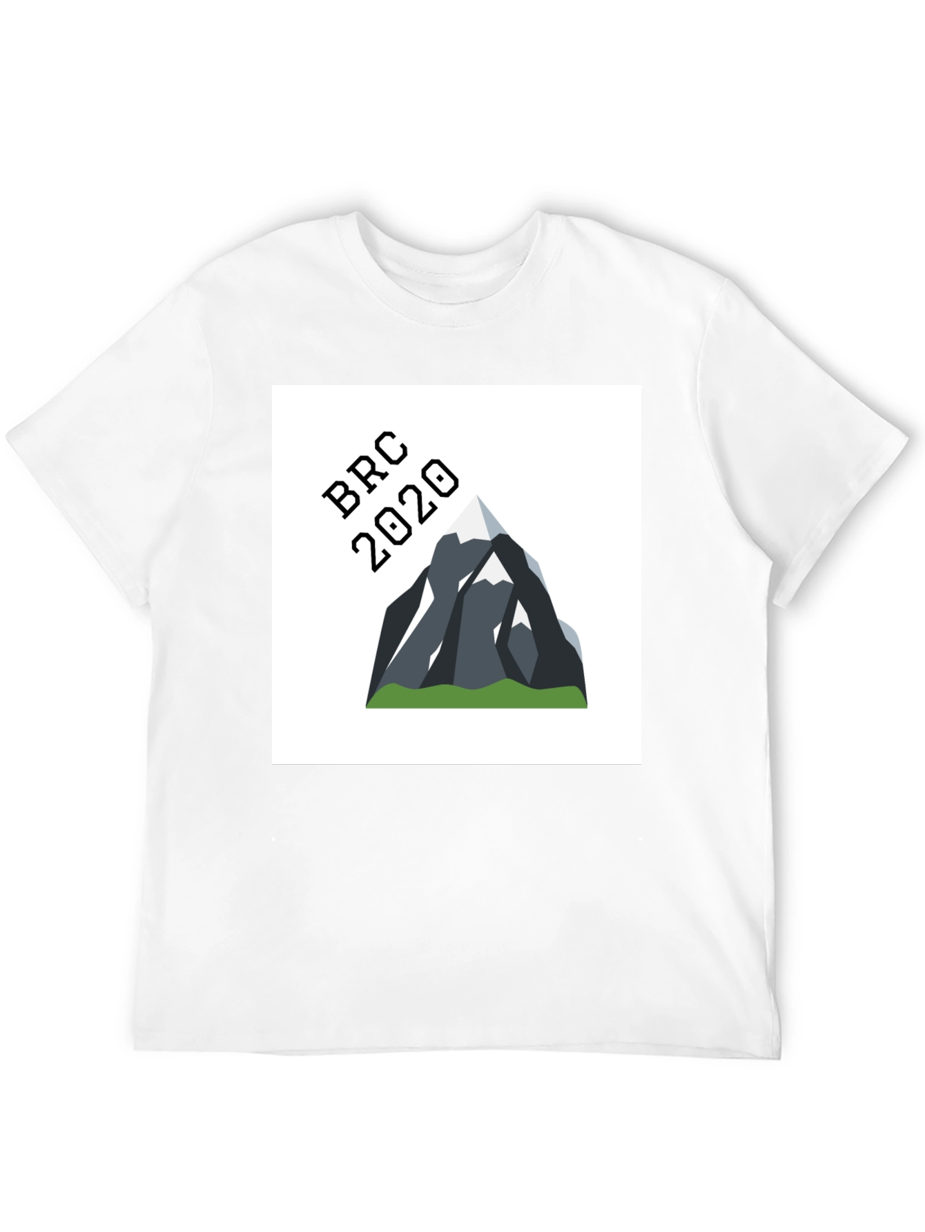BRC 2020 Mountain Graphic Tee - Black Cotton Blend