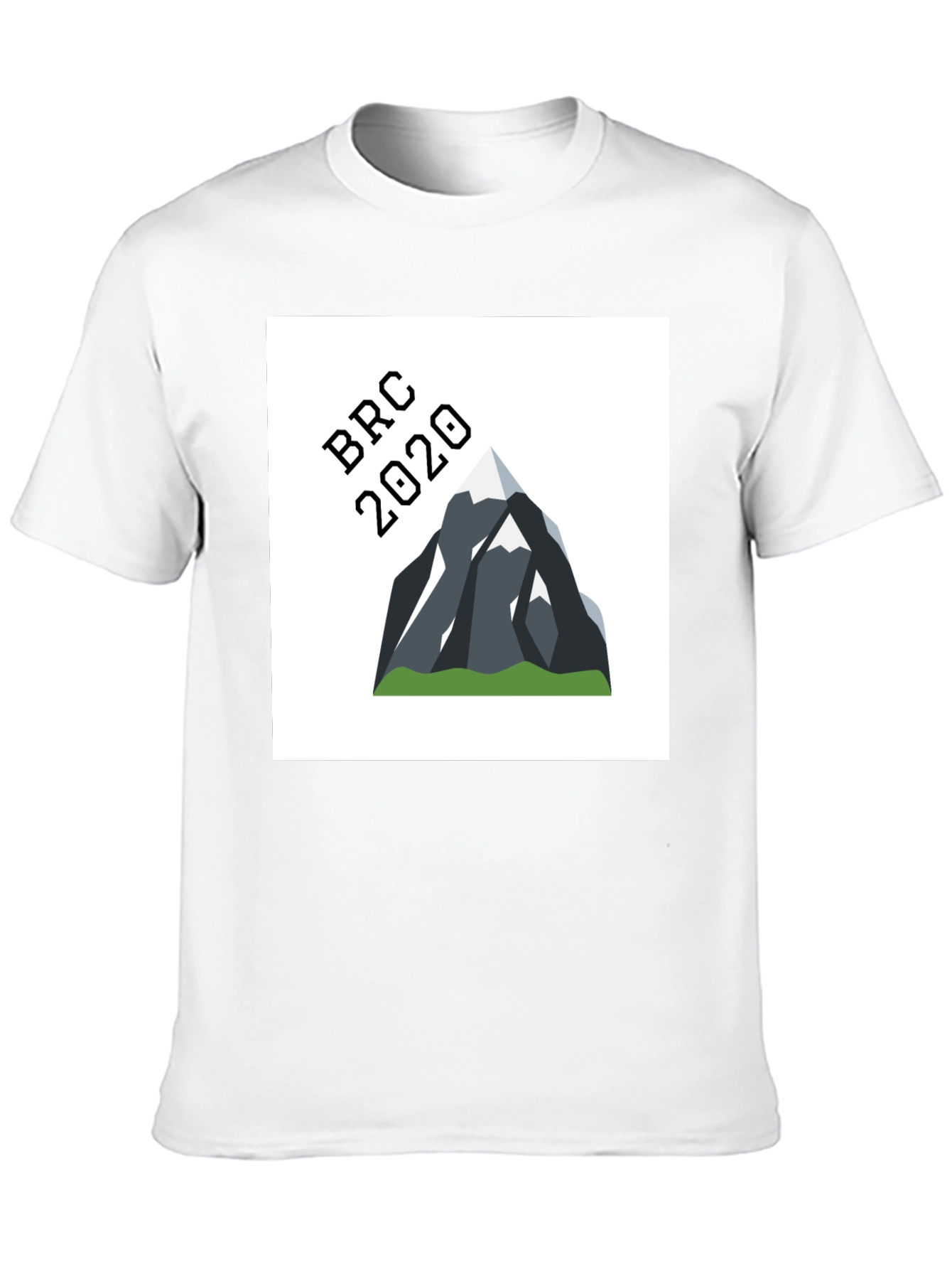BRC 2020 Mountain Graphic Tee - Black Cotton Blend