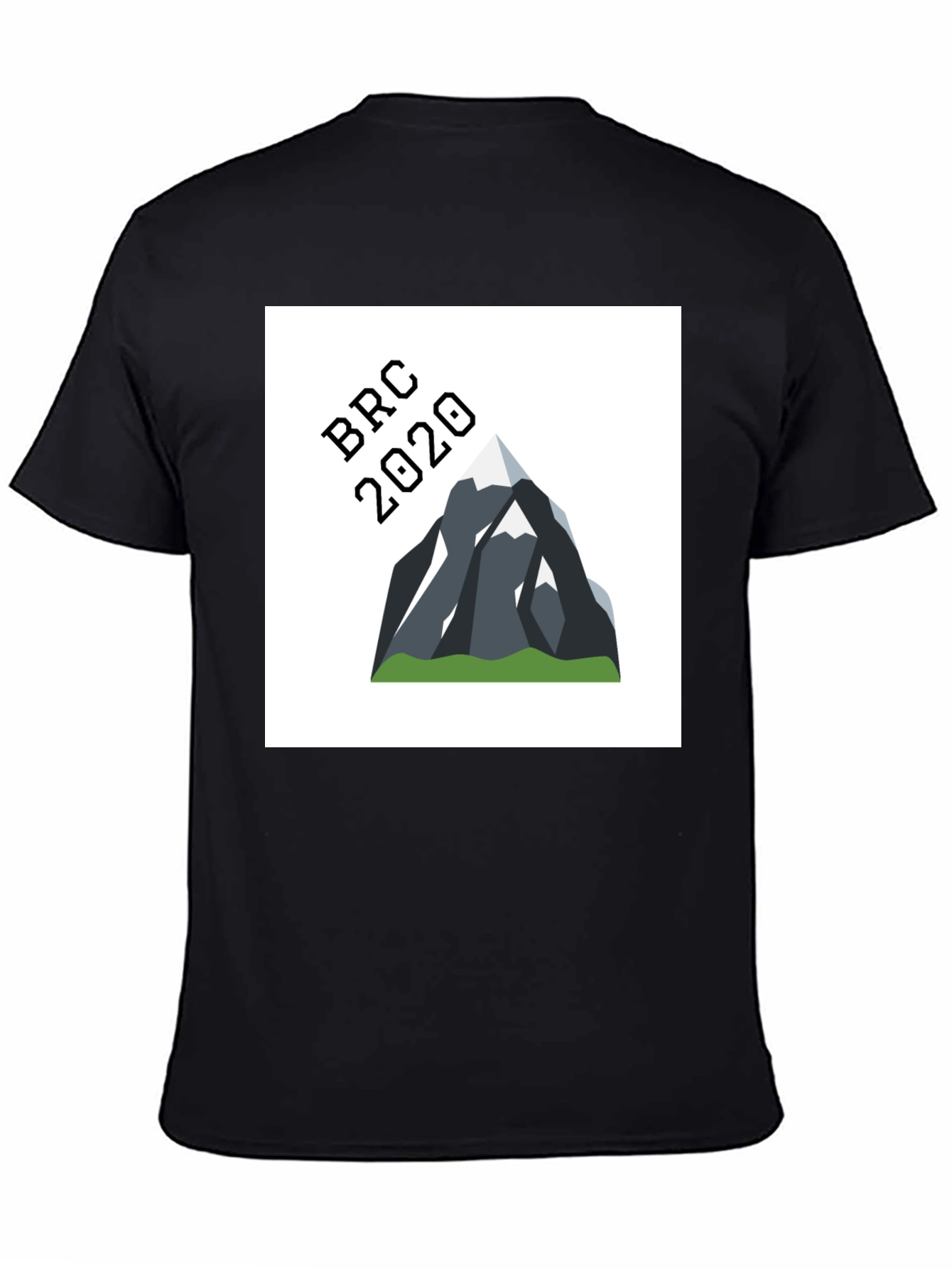 BRC 2020 Mountain Graphic Tee - Black Cotton Blend