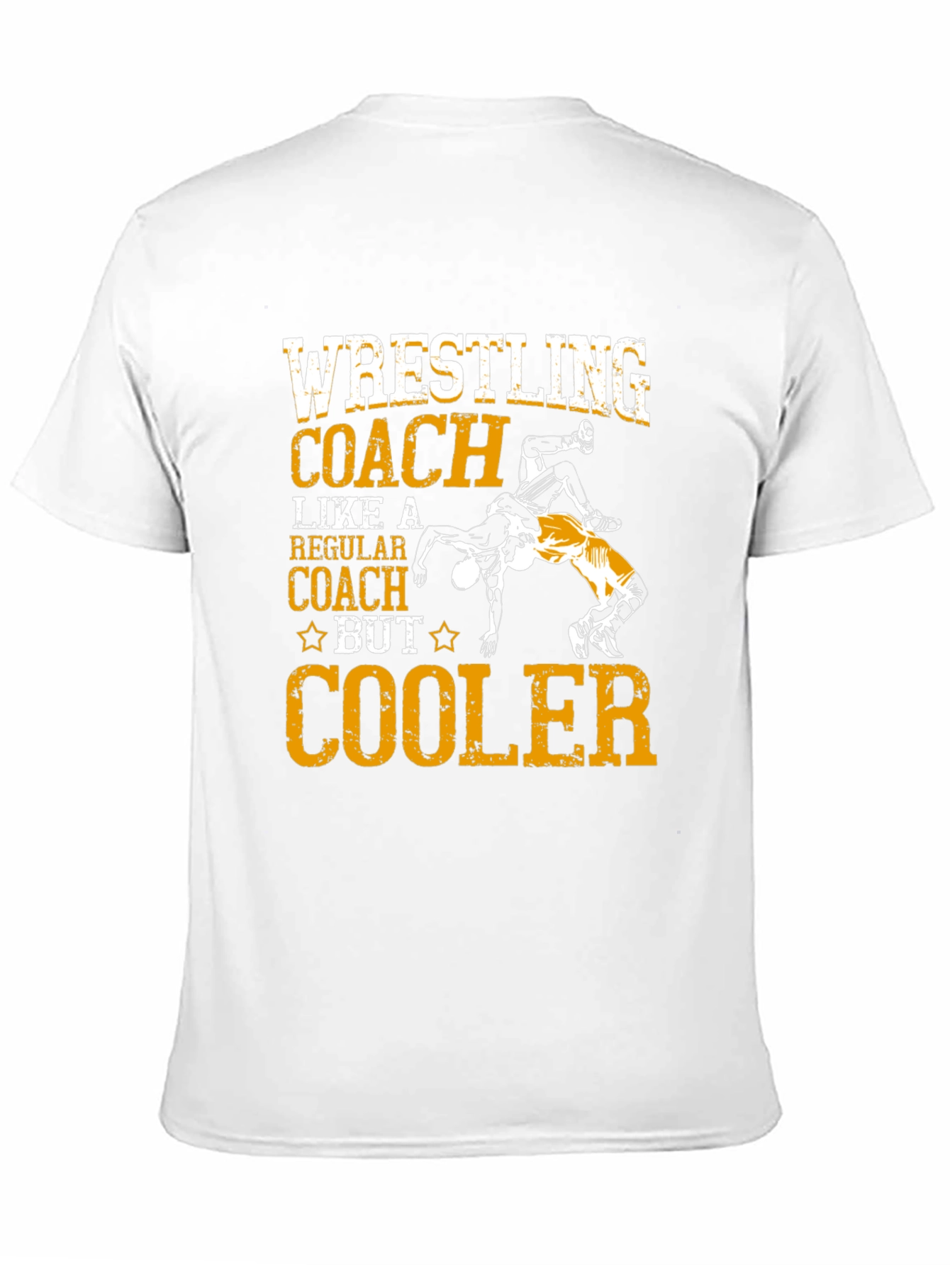 Wrestling Coach T-Shirt - Cooler Design